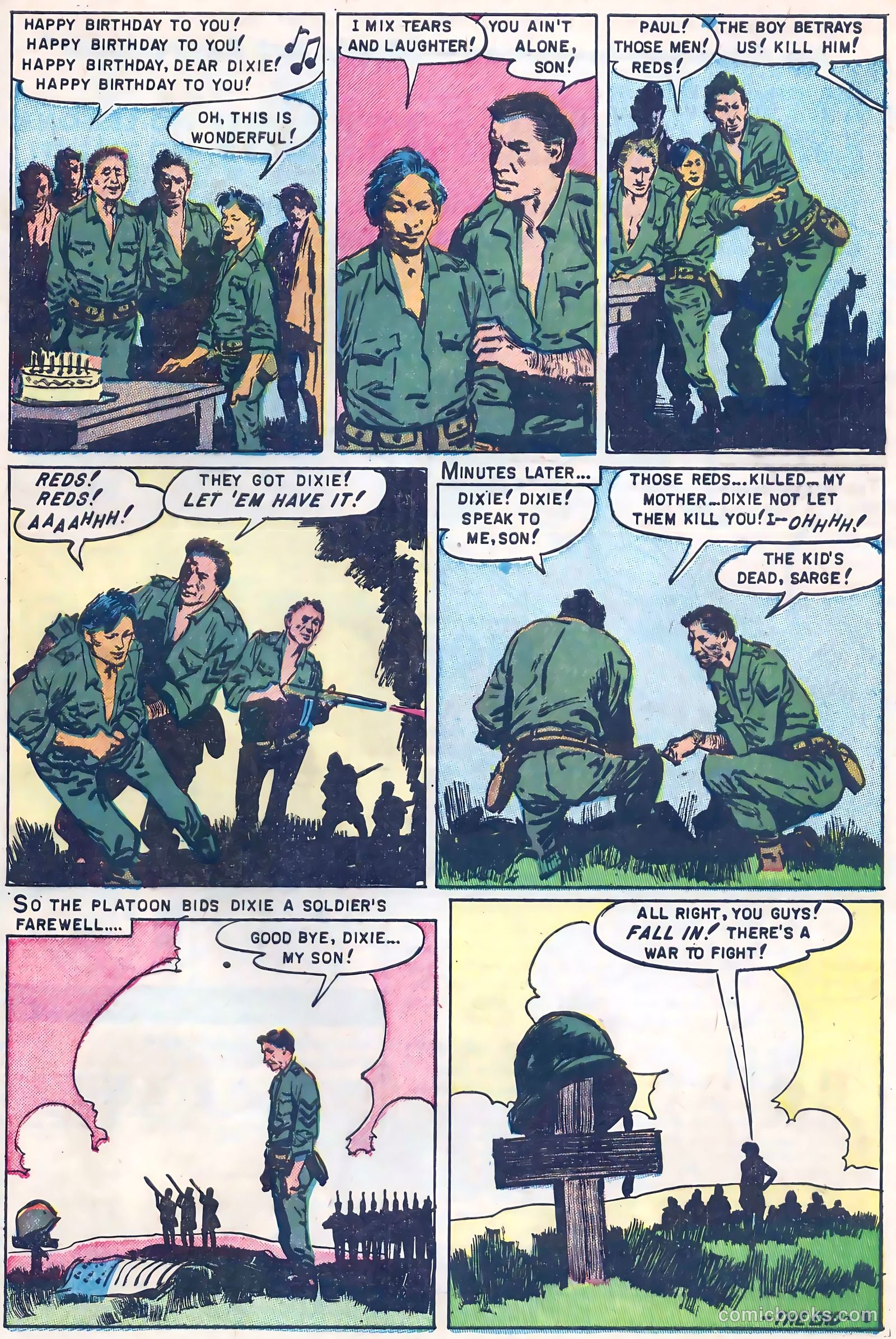 U.S. Tank Commandos #2 (1952) — page 33 of 36