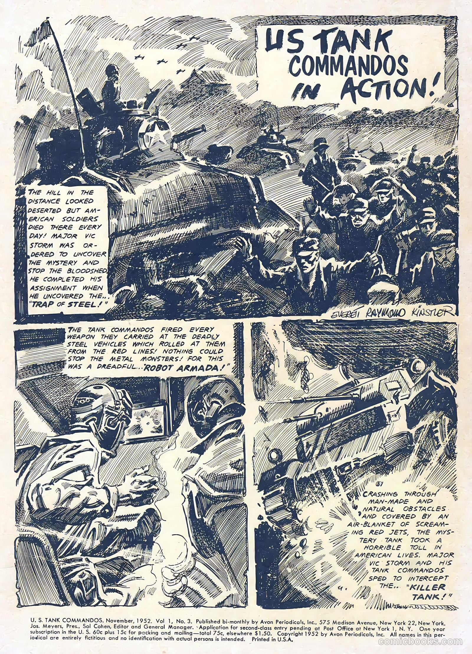 U.S. Tank Commandos #3 (1952) — page 2 of 36