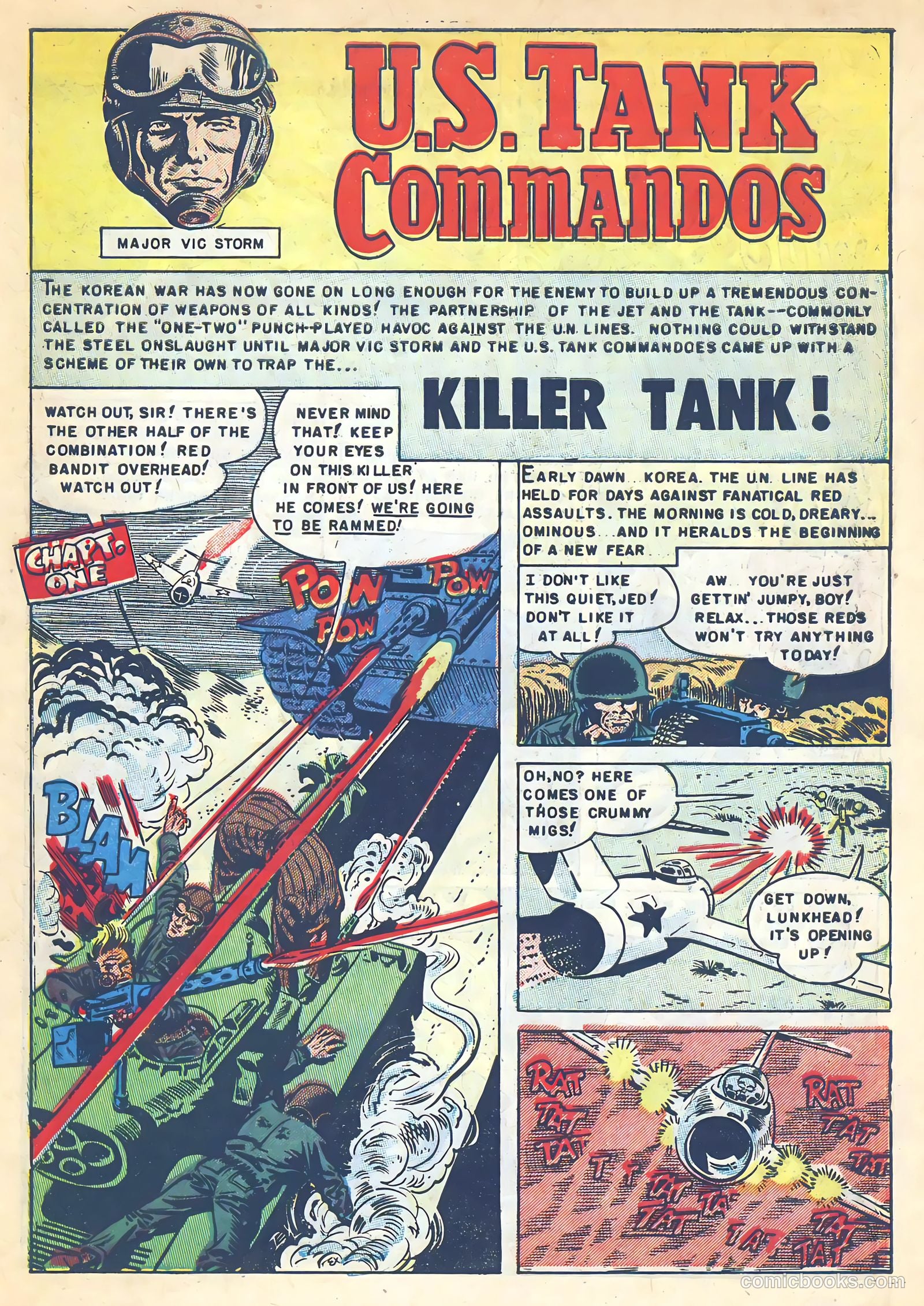 U.S. Tank Commandos #3 (1952) — page 3 of 36