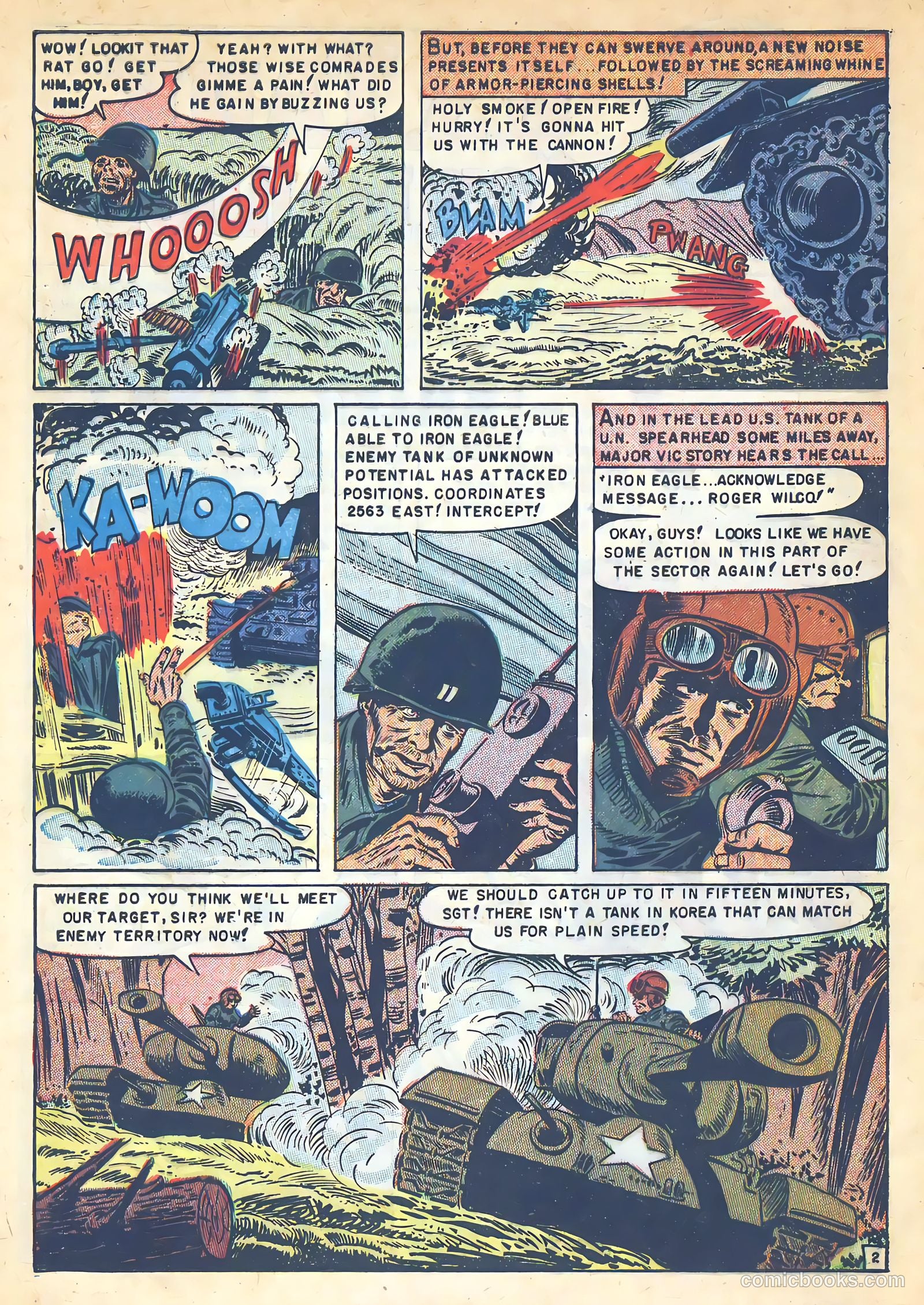 U.S. Tank Commandos #3 (1952) — page 4 of 36