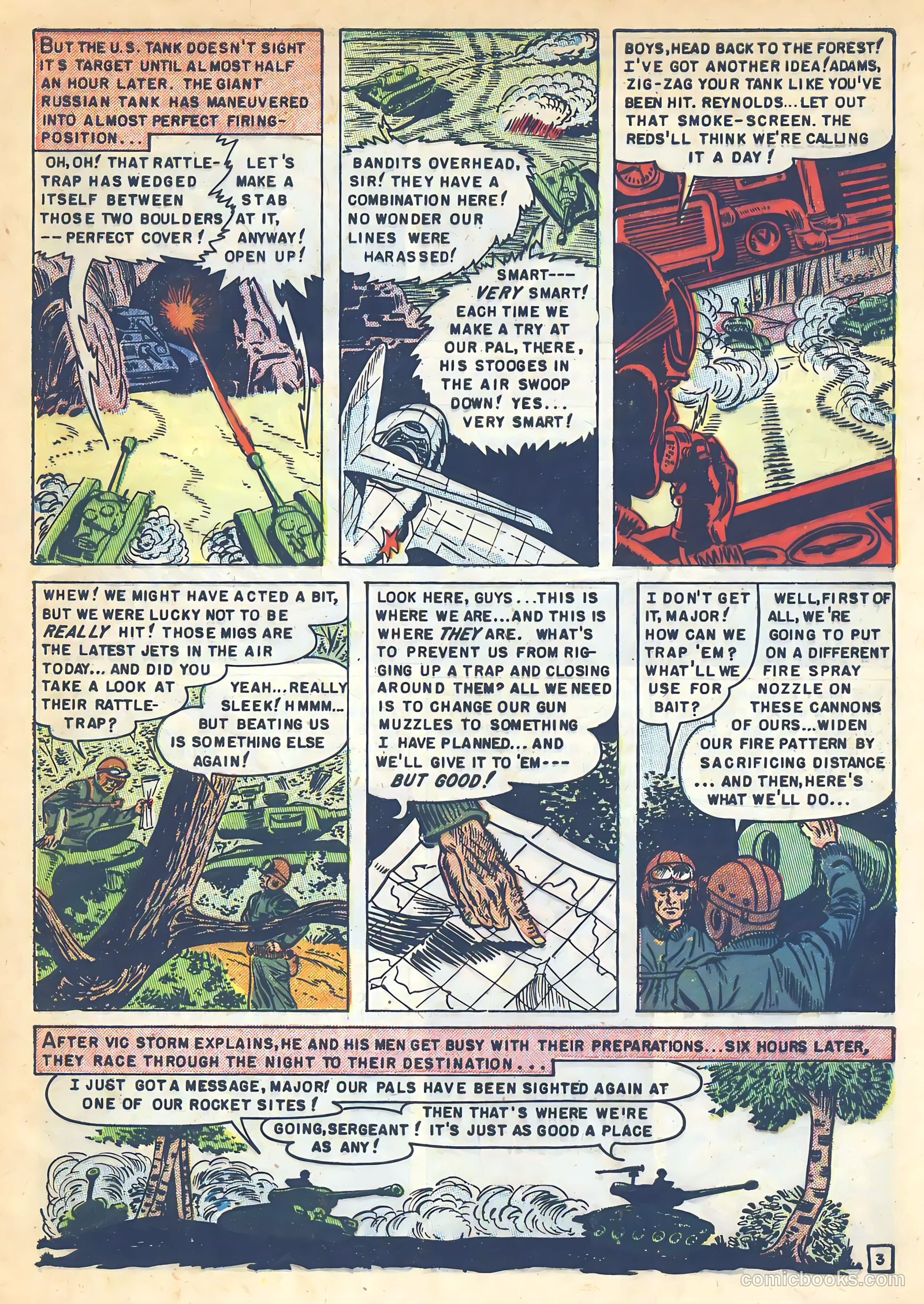 U.S. Tank Commandos #3 (1952) — page 5 of 36