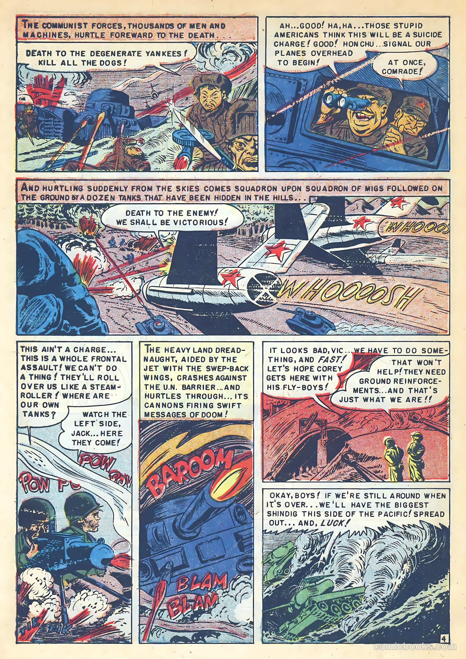 U.S. Tank Commandos #3 (1952) — page 6 of 36