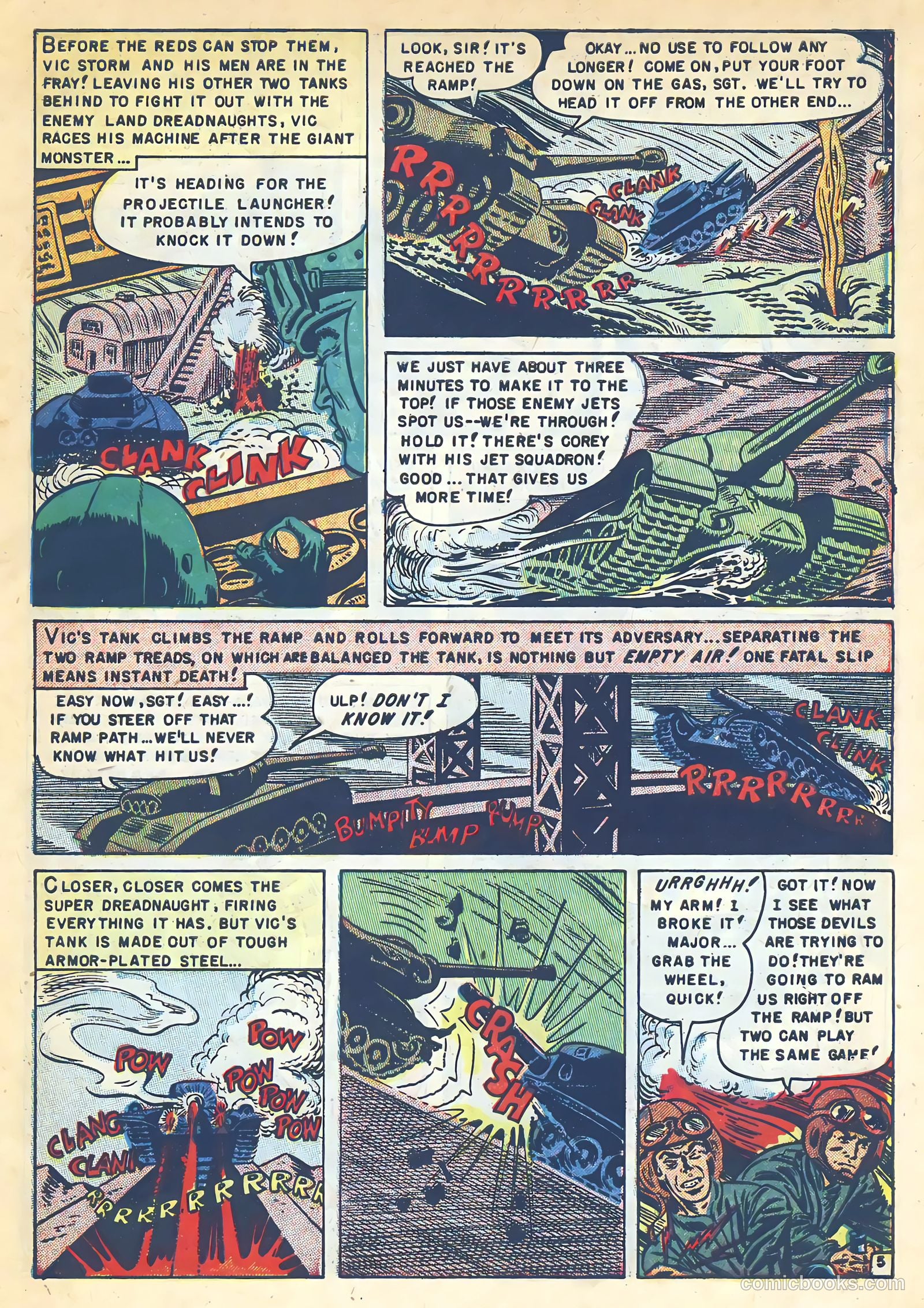 U.S. Tank Commandos #3 (1952) — page 7 of 36