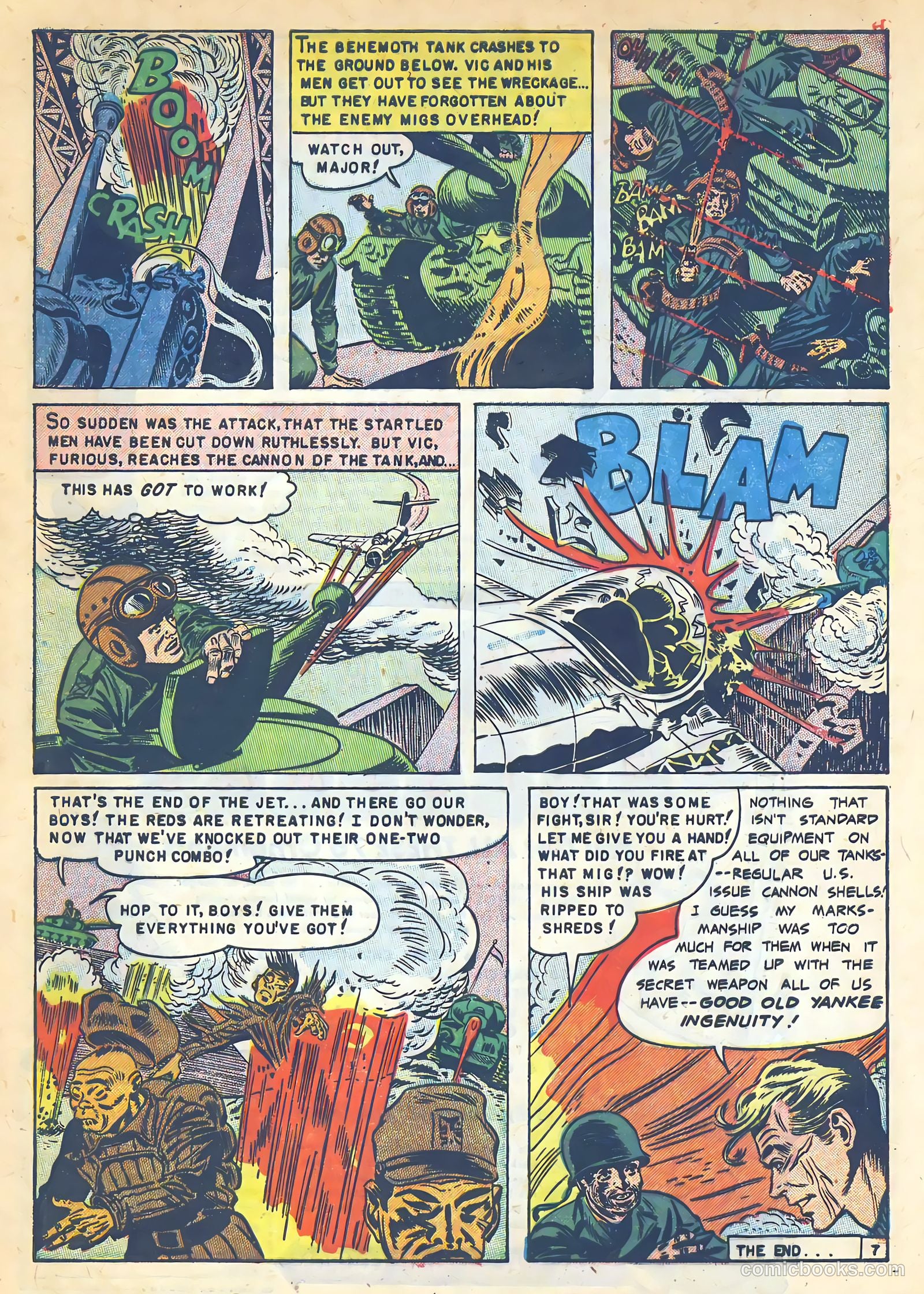 U.S. Tank Commandos #3 (1952) — page 9 of 36