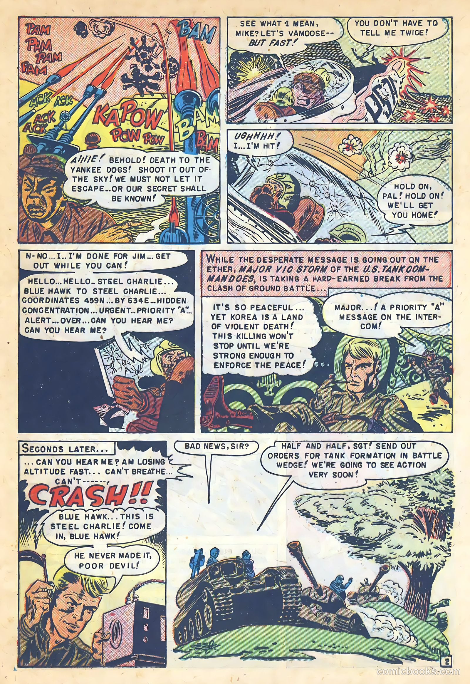 U.S. Tank Commandos #3 (1952) — page 13 of 36