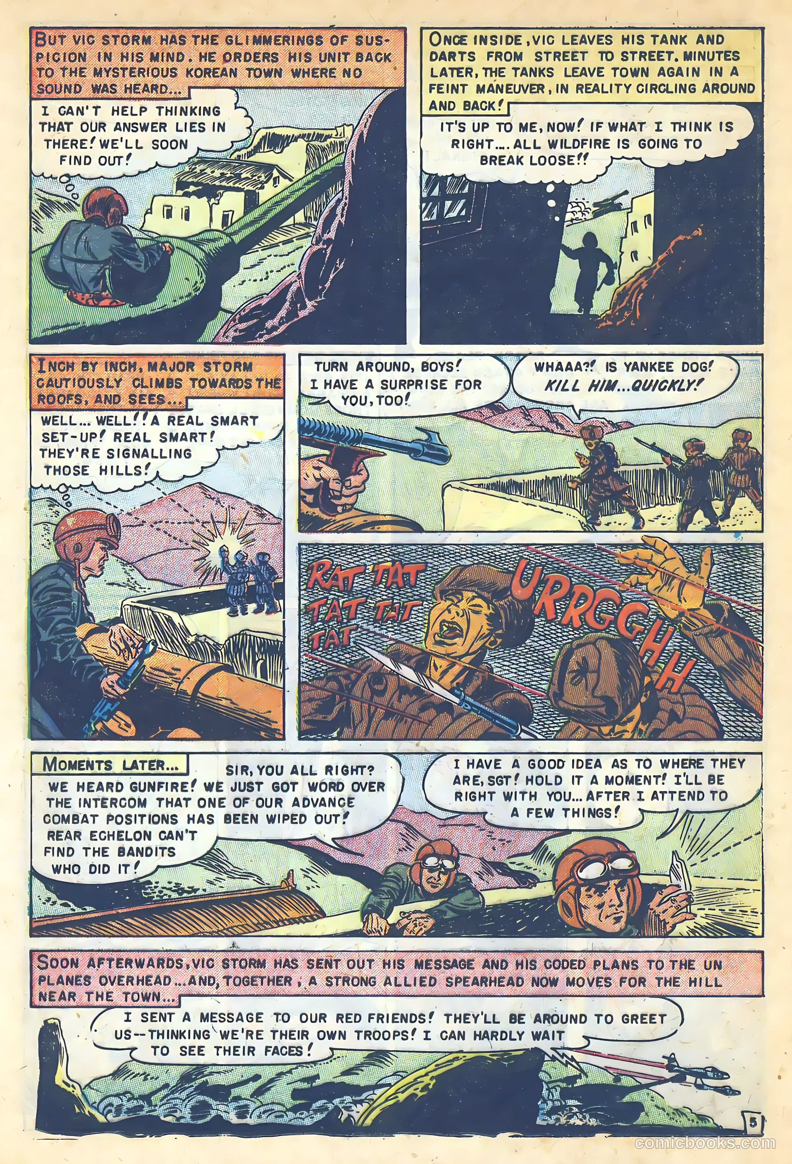 U.S. Tank Commandos #3 (1952) — page 16 of 36