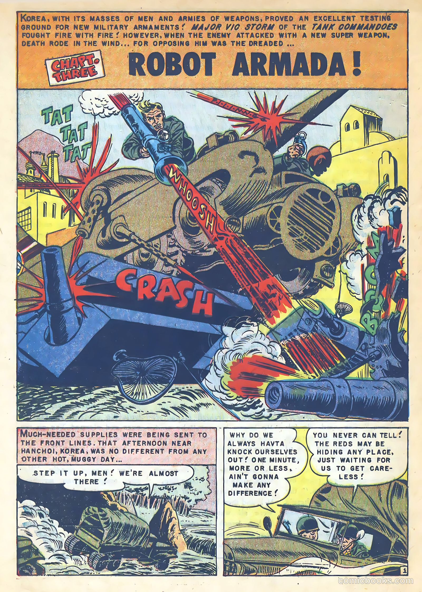 U.S. Tank Commandos #3 (1952) — page 20 of 36