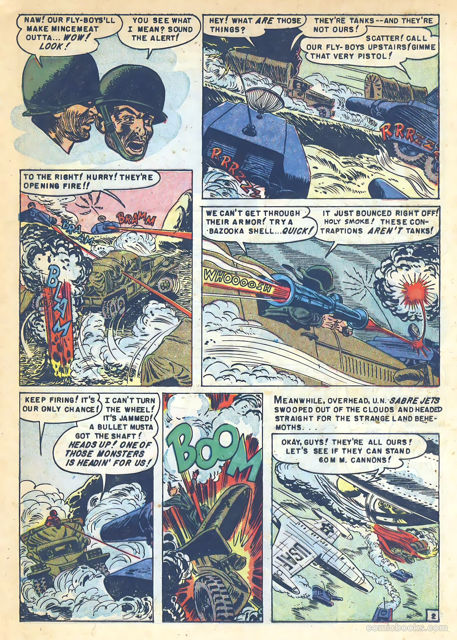 U.S. Tank Commandos #3 (1952) — page 21 of 36