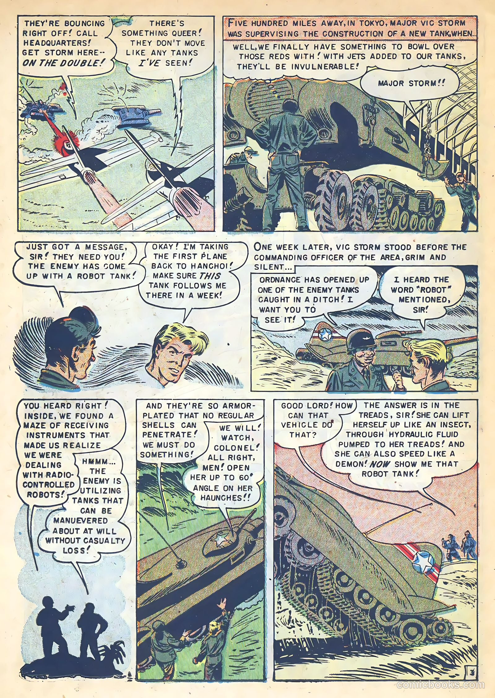 U.S. Tank Commandos #3 (1952) — page 22 of 36