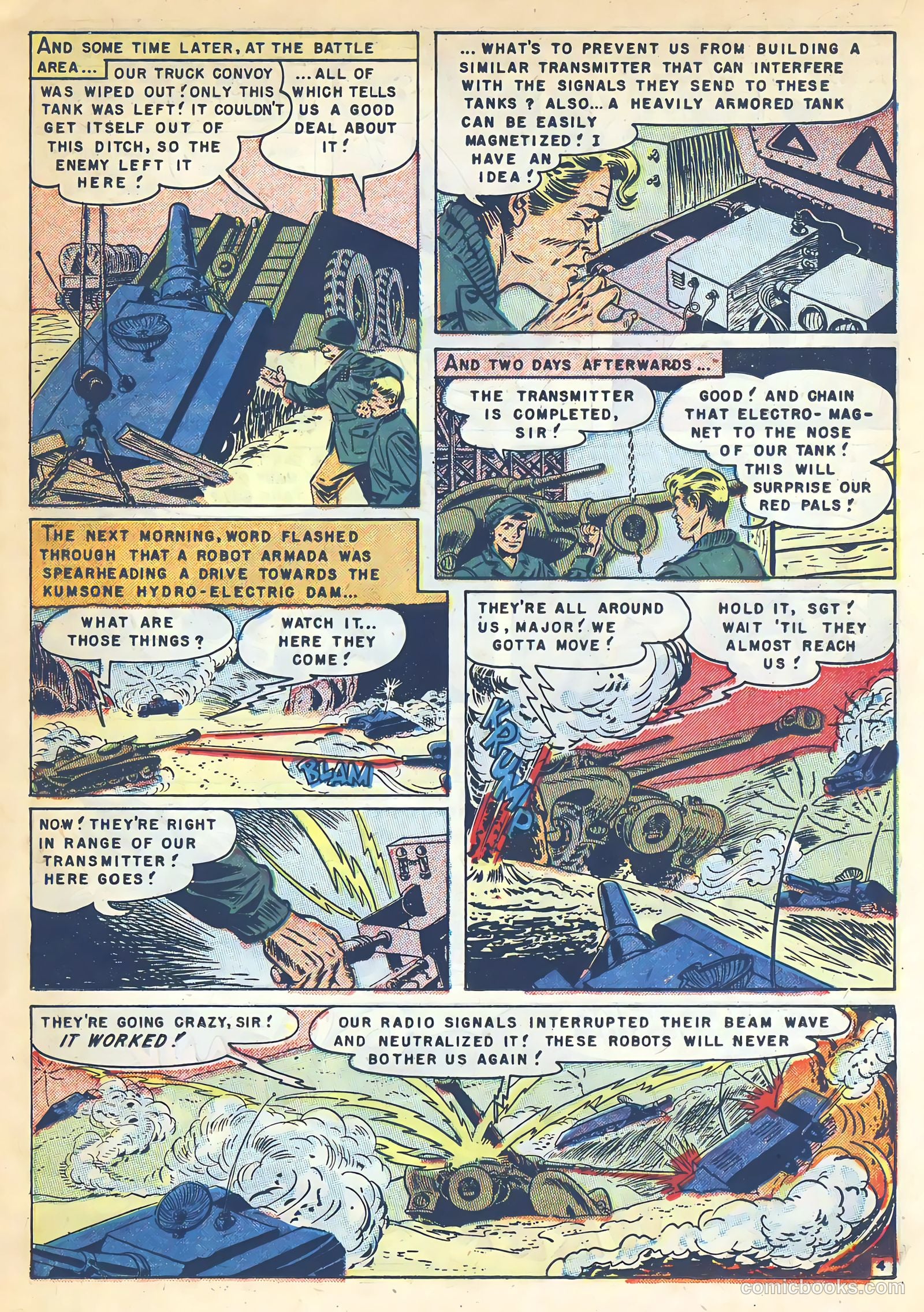 U.S. Tank Commandos #3 (1952) — page 23 of 36