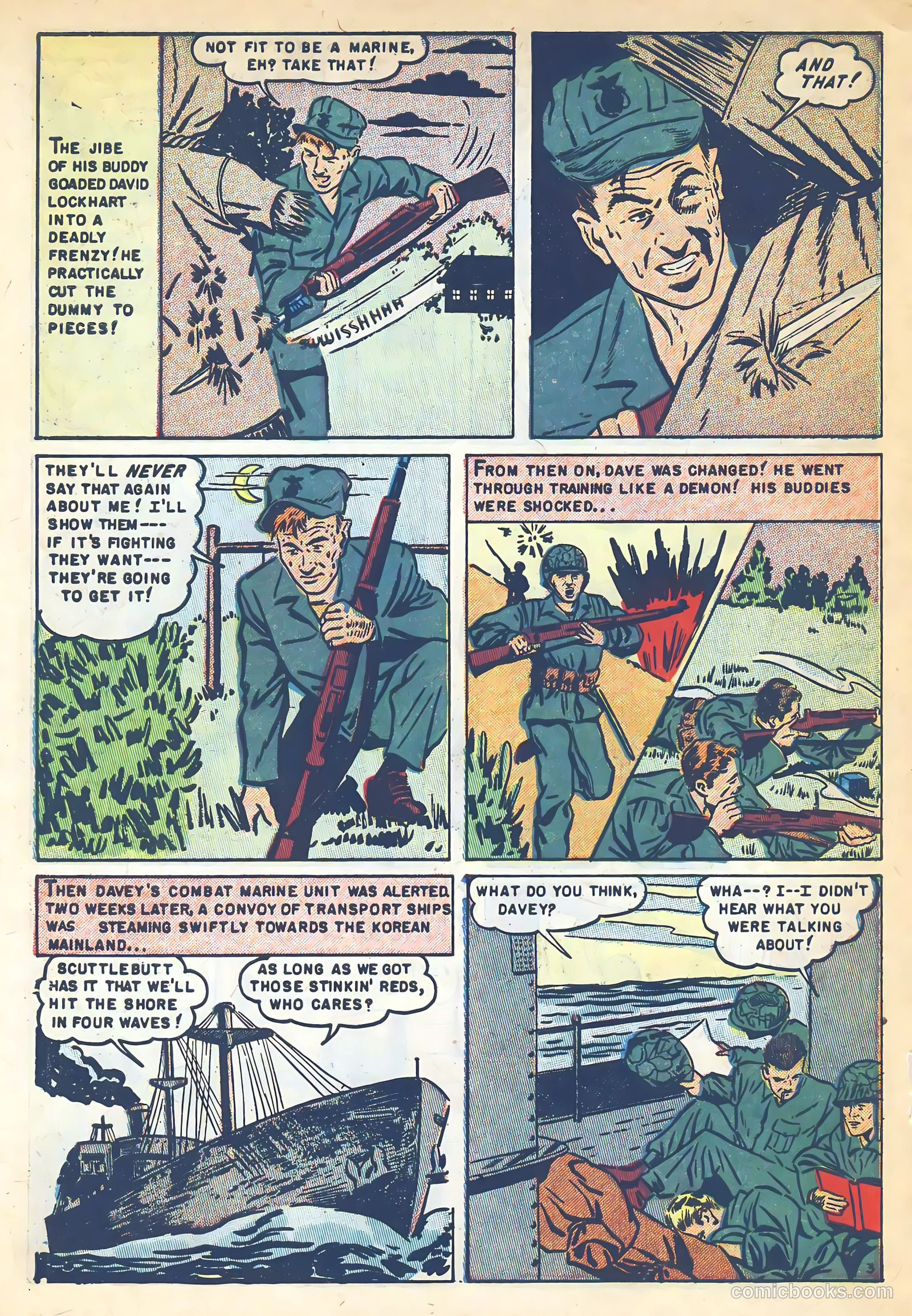 U.S. Tank Commandos #3 (1952) — page 30 of 36