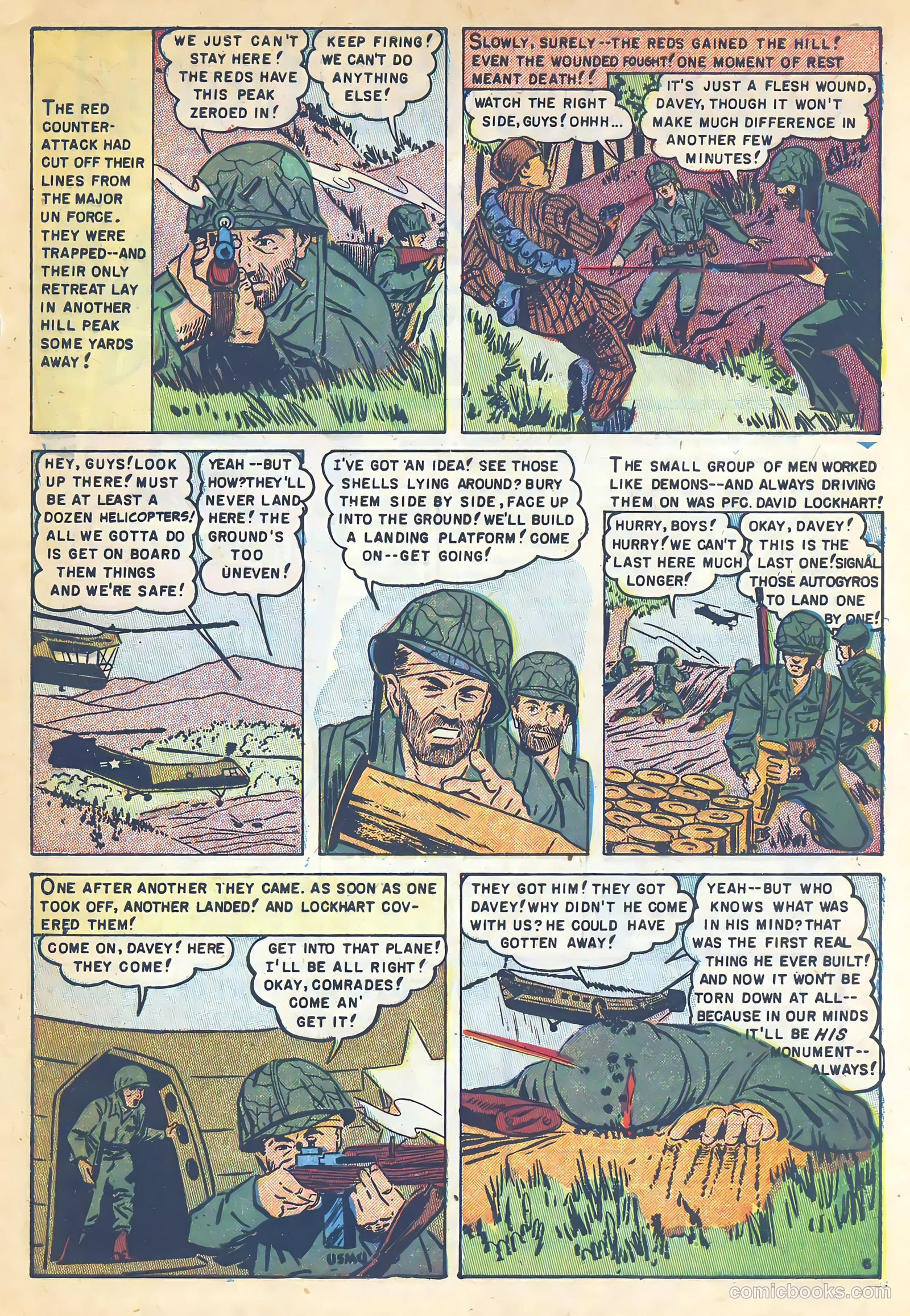 U.S. Tank Commandos #3 (1952) — page 33 of 36
