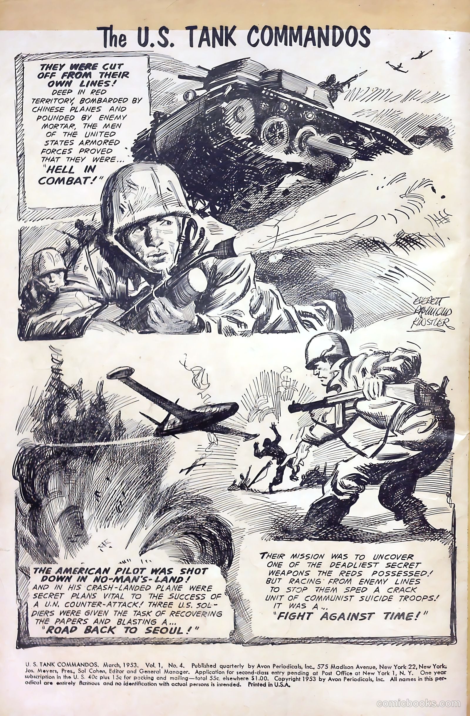 U.S. Tank Commandos #4 (1953) — page 2 of 36