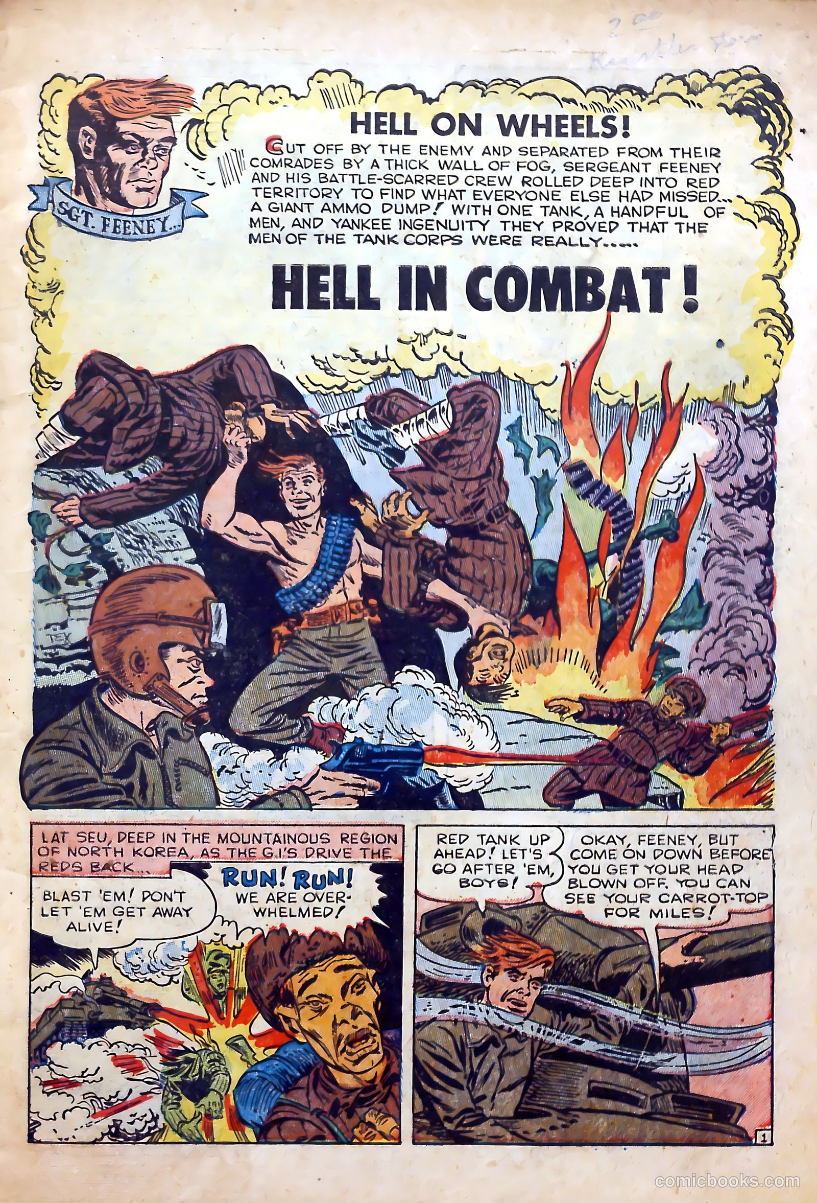 U.S. Tank Commandos #4 (1953) — page 3 of 36