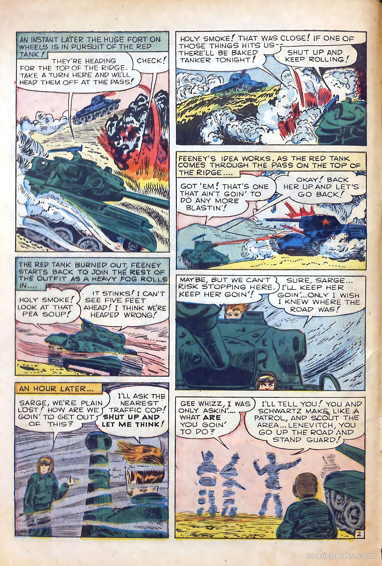 U.S. Tank Commandos #4 (1953) — page 4 of 36