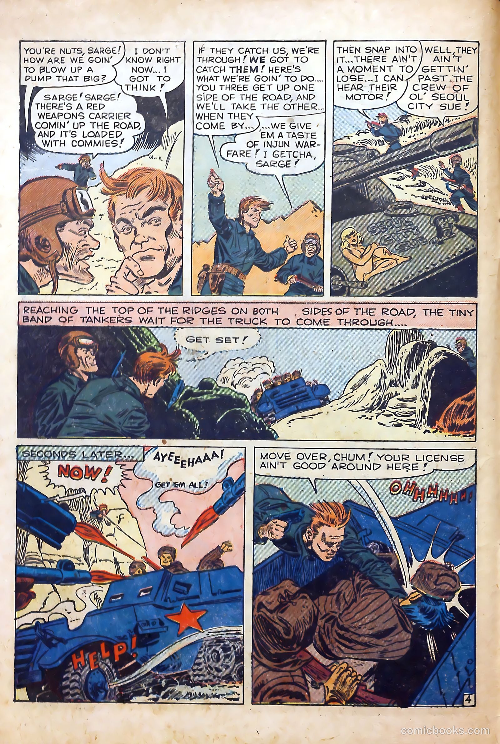 U.S. Tank Commandos #4 (1953) — page 6 of 36