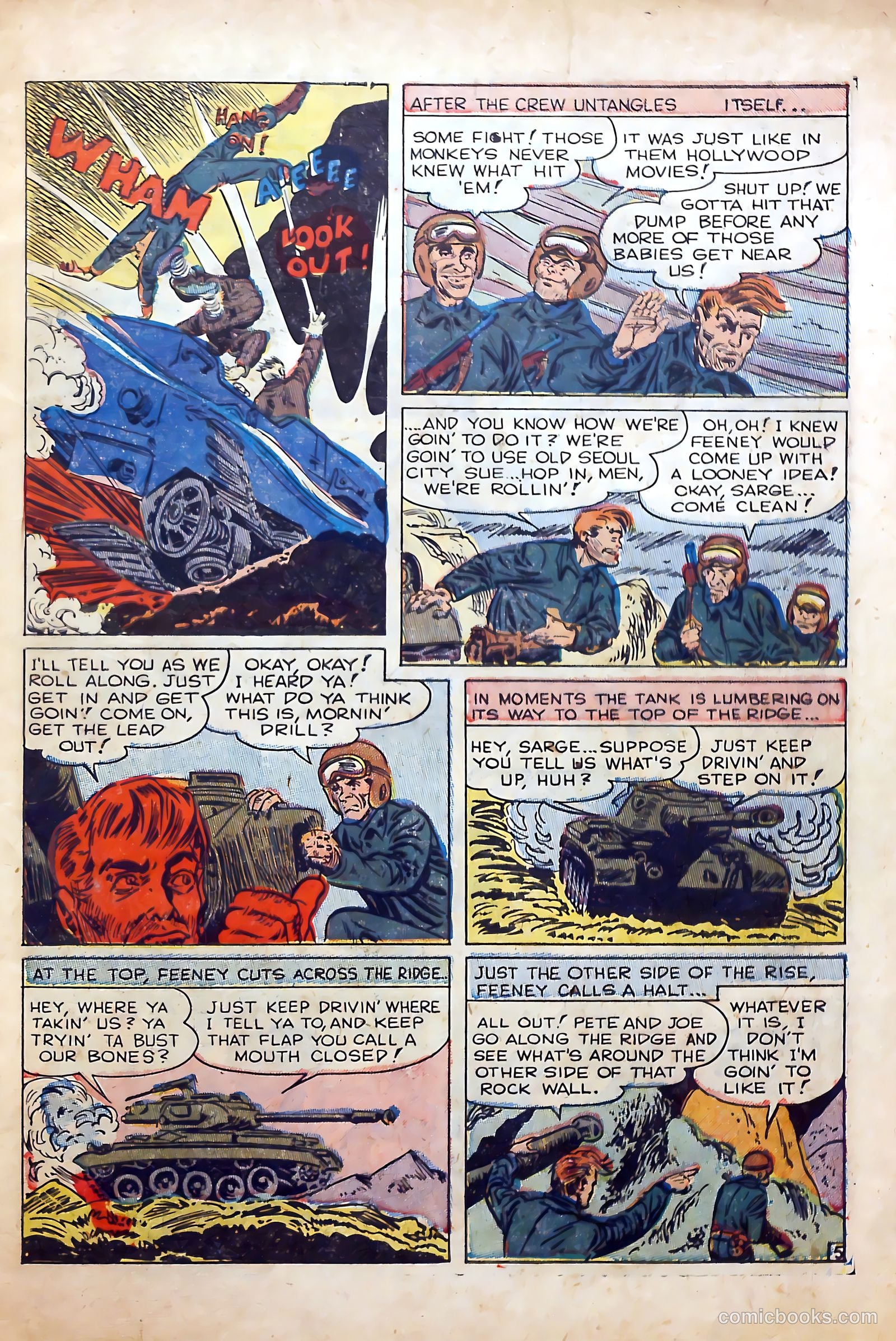 U.S. Tank Commandos #4 (1953) — page 7 of 36