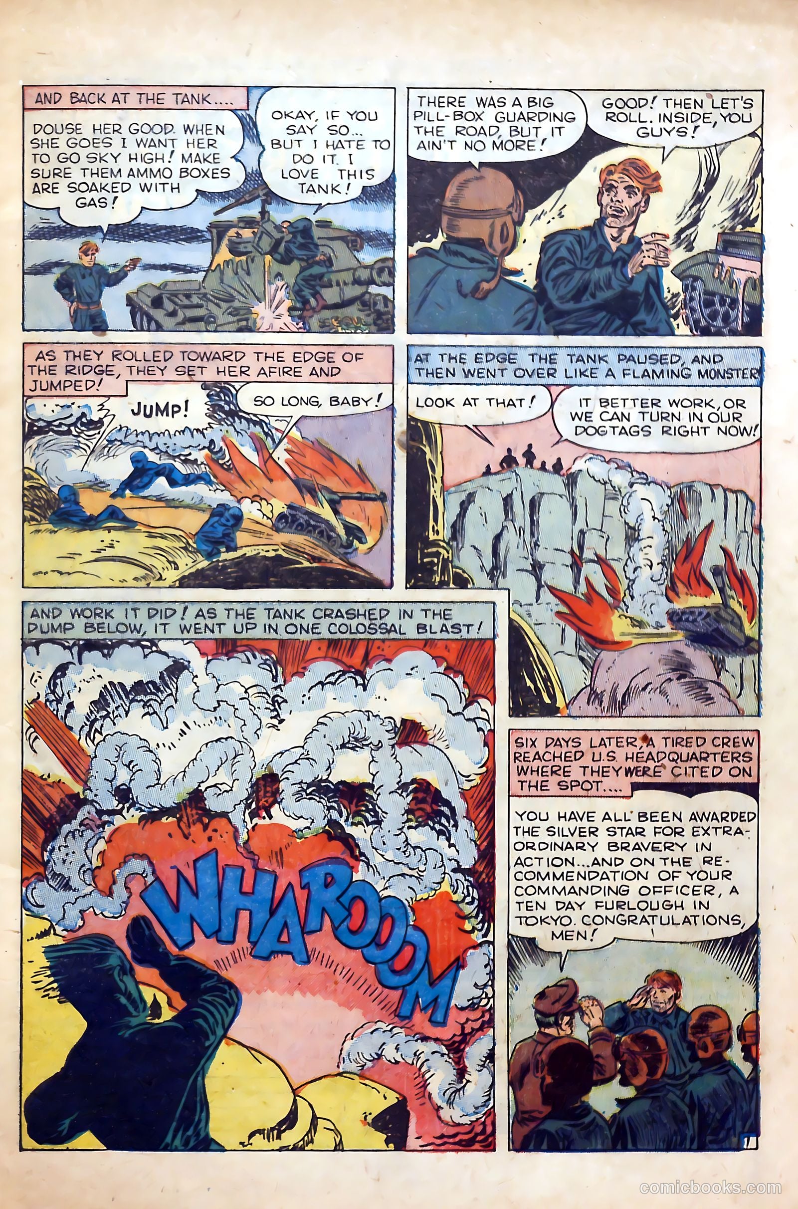 U.S. Tank Commandos #4 (1953) — page 9 of 36