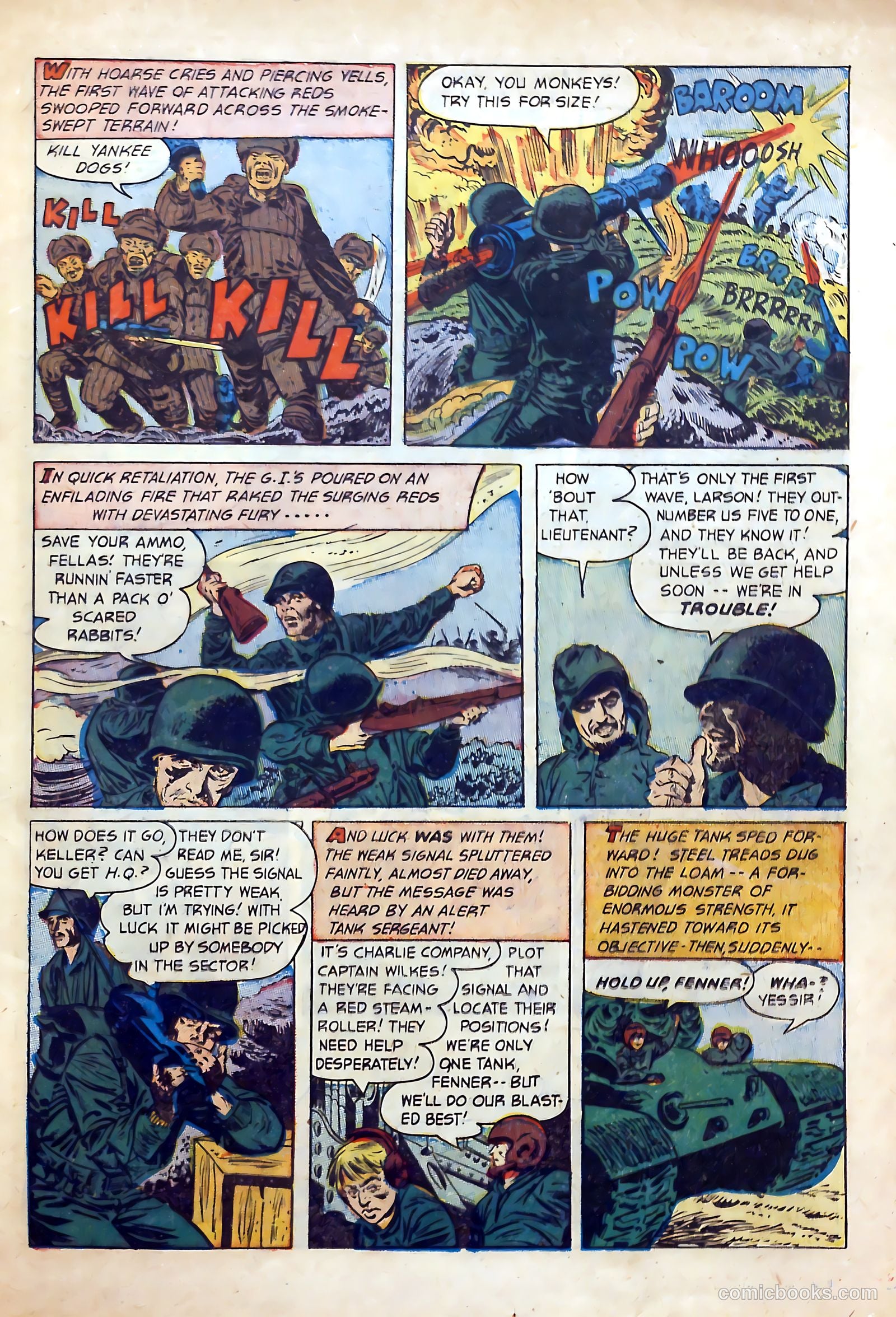 U.S. Tank Commandos #4 (1953) — page 13 of 36