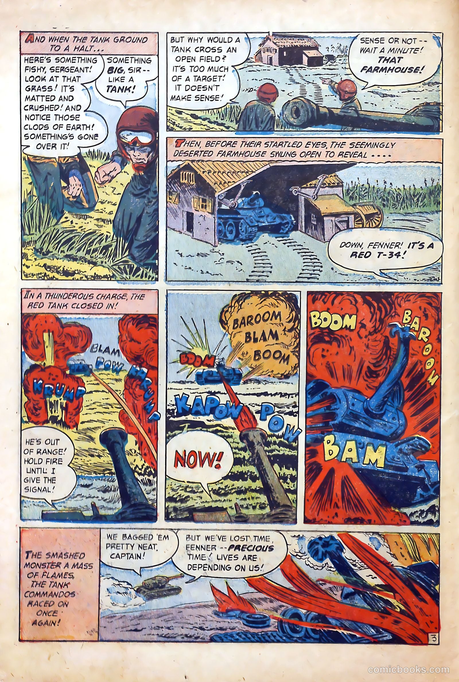 U.S. Tank Commandos #4 (1953) — page 14 of 36