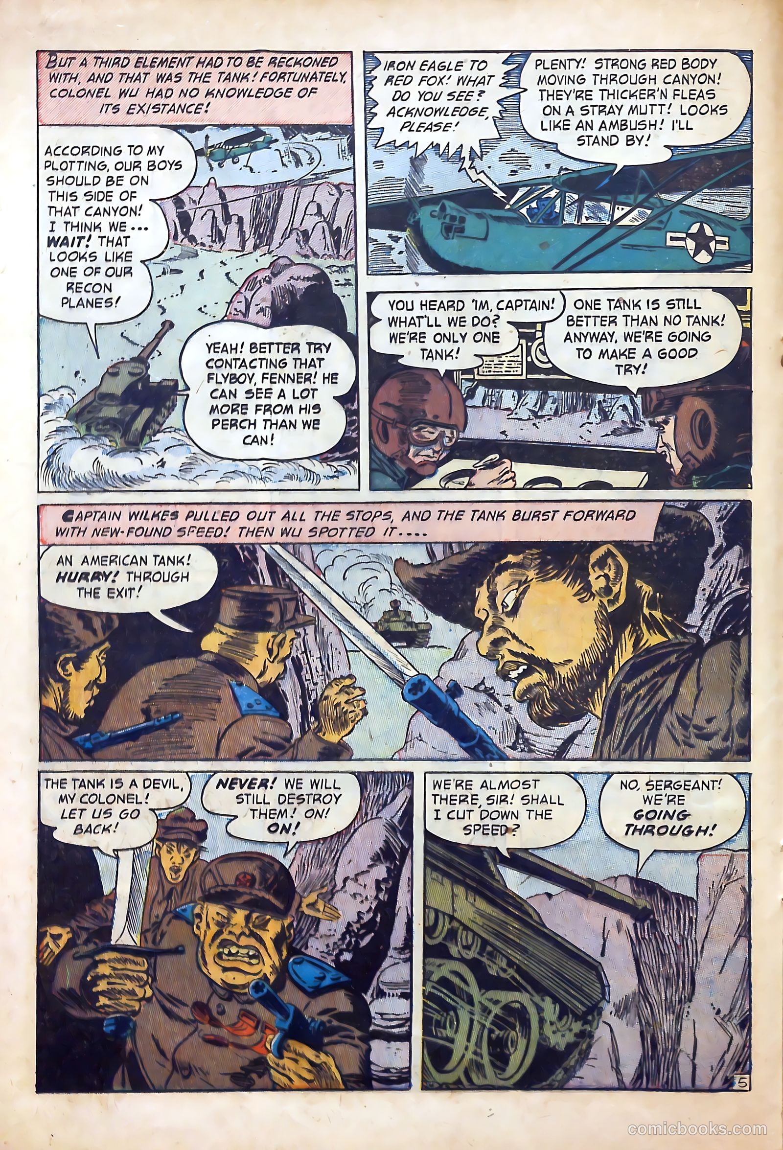 U.S. Tank Commandos #4 (1953) — page 16 of 36