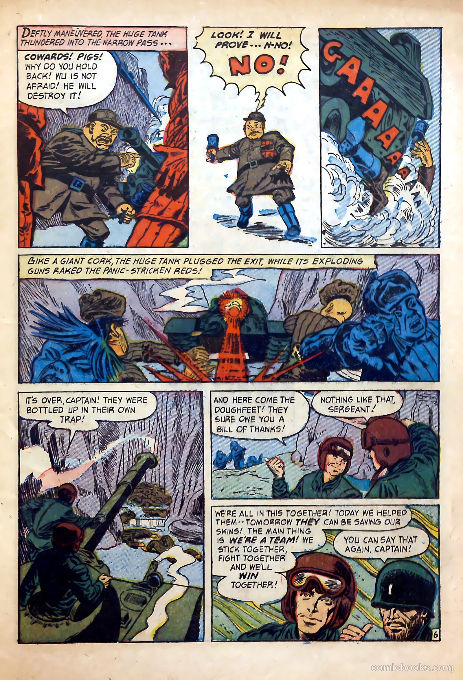 U.S. Tank Commandos #4 (1953) — page 17 of 36