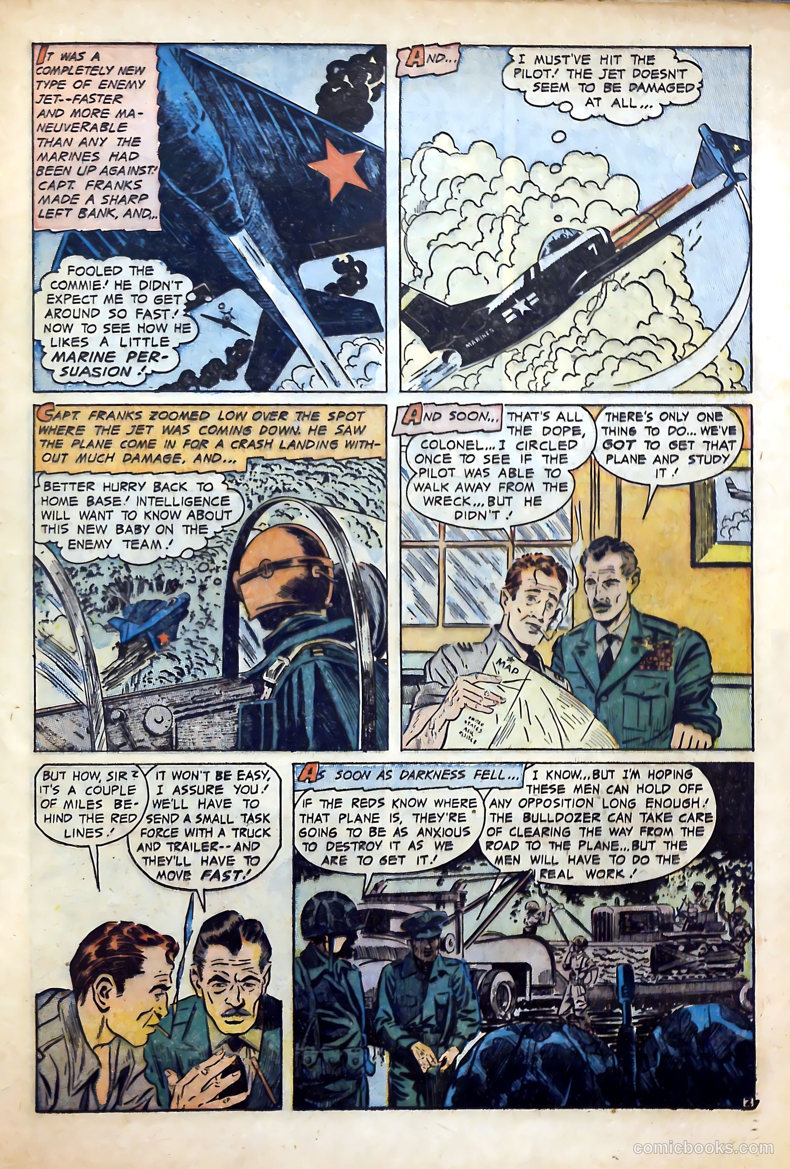 U.S. Tank Commandos #4 (1953) — page 21 of 36