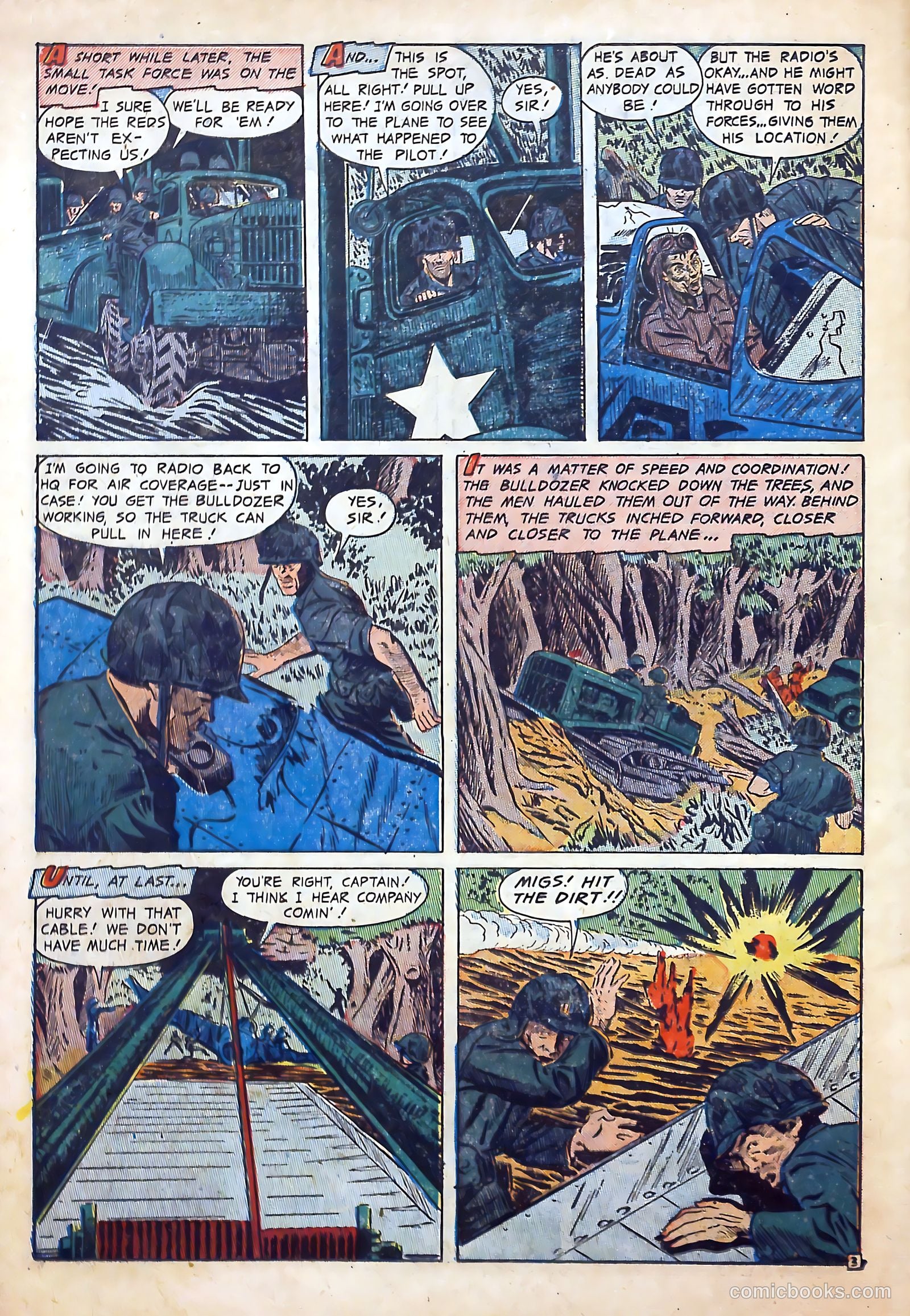 U.S. Tank Commandos #4 (1953) — page 22 of 36
