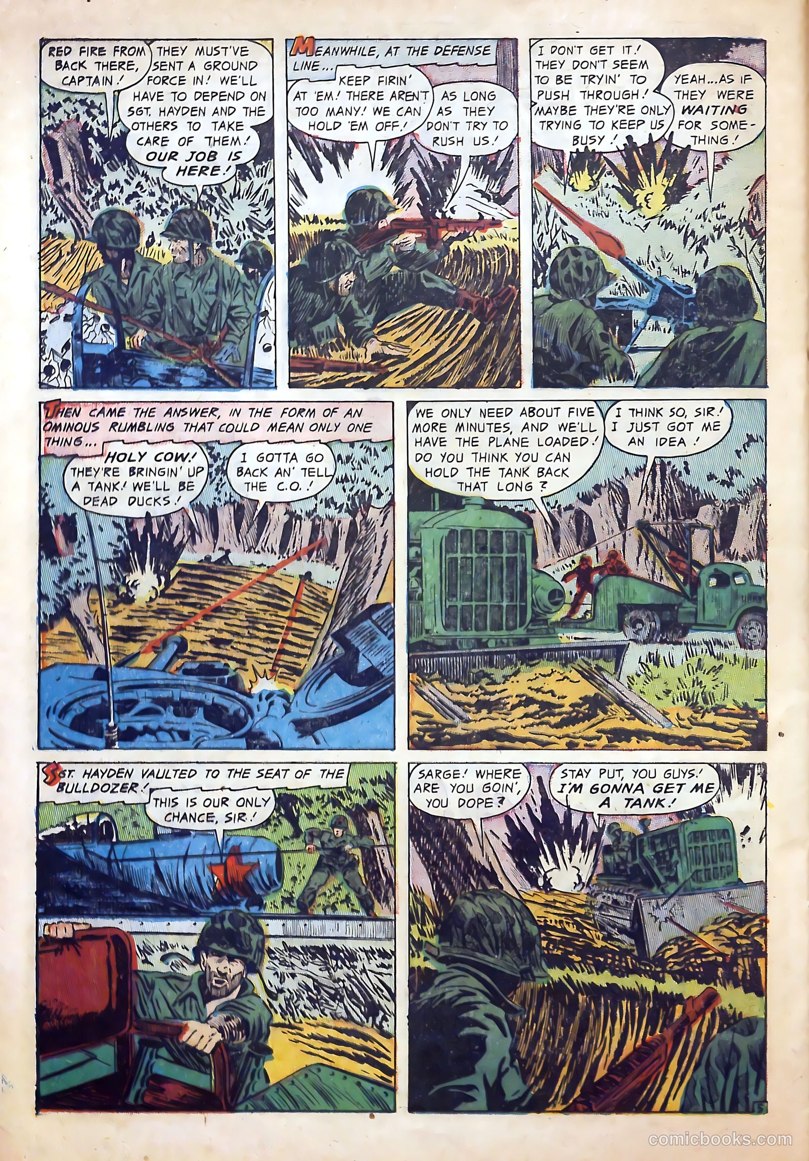 U.S. Tank Commandos #4 (1953) — page 24 of 36