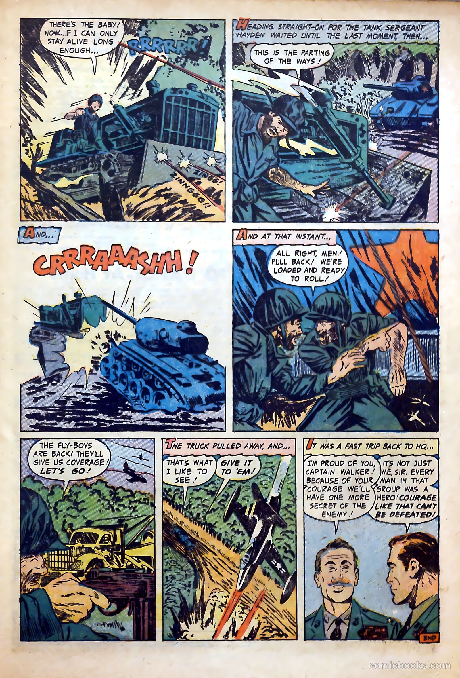 U.S. Tank Commandos #4 (1953) — page 25 of 36