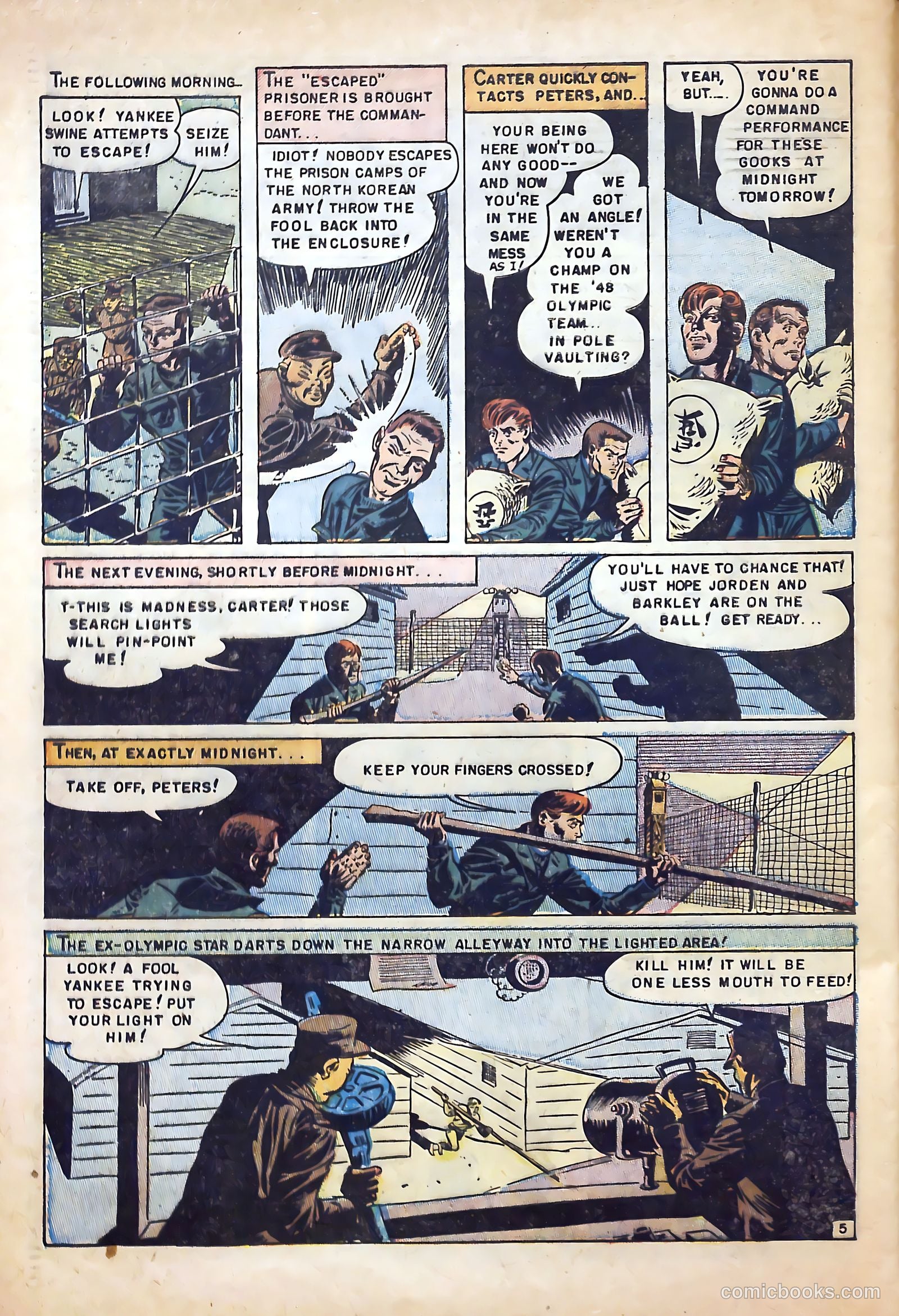 U.S. Tank Commandos #4 (1953) — page 32 of 36