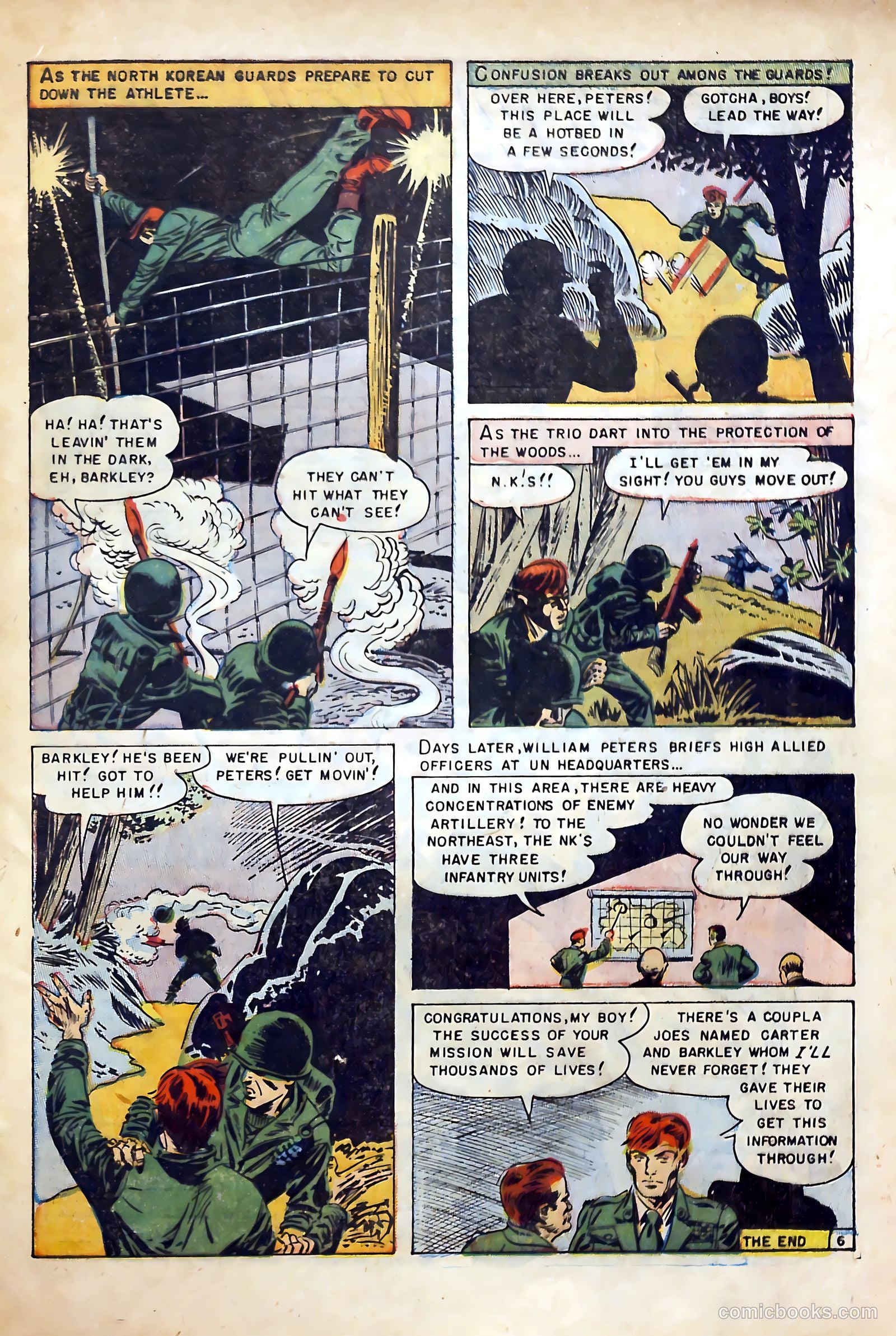 U.S. Tank Commandos #4 (1953) — page 33 of 36