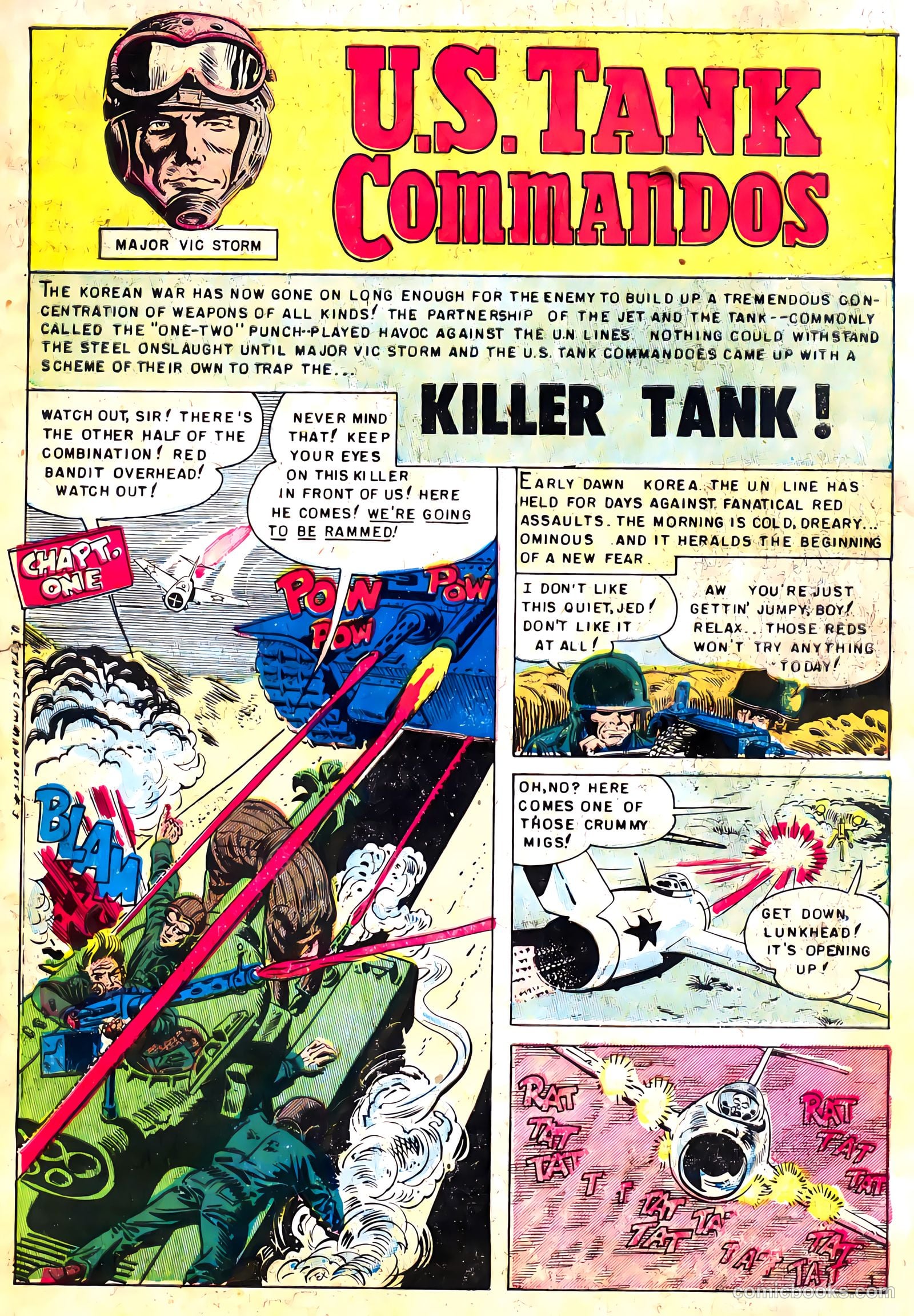 U.S. Tank Commandos #8 (1958) — page 3 of 36
