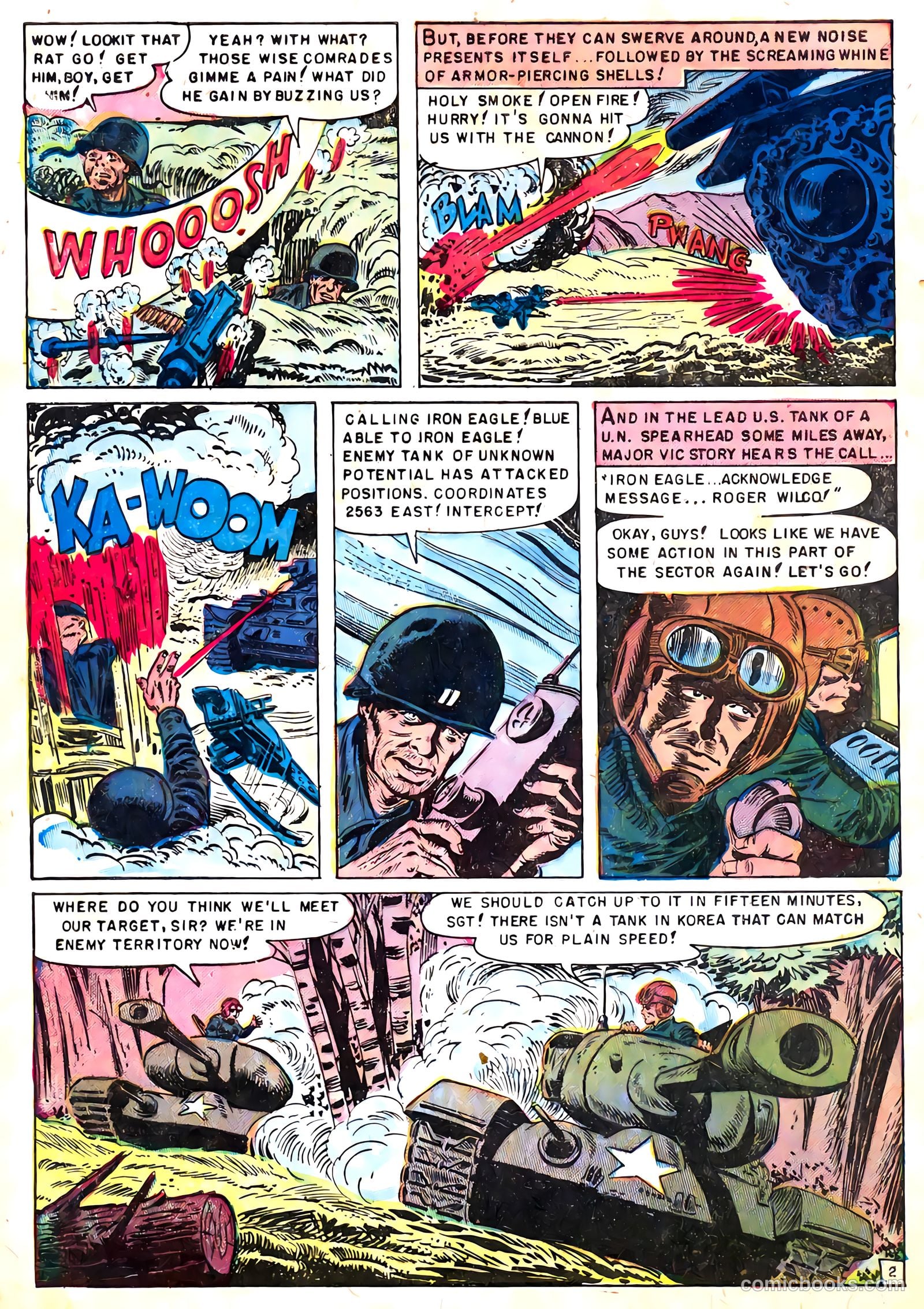 U.S. Tank Commandos #8 (1958) — page 4 of 36