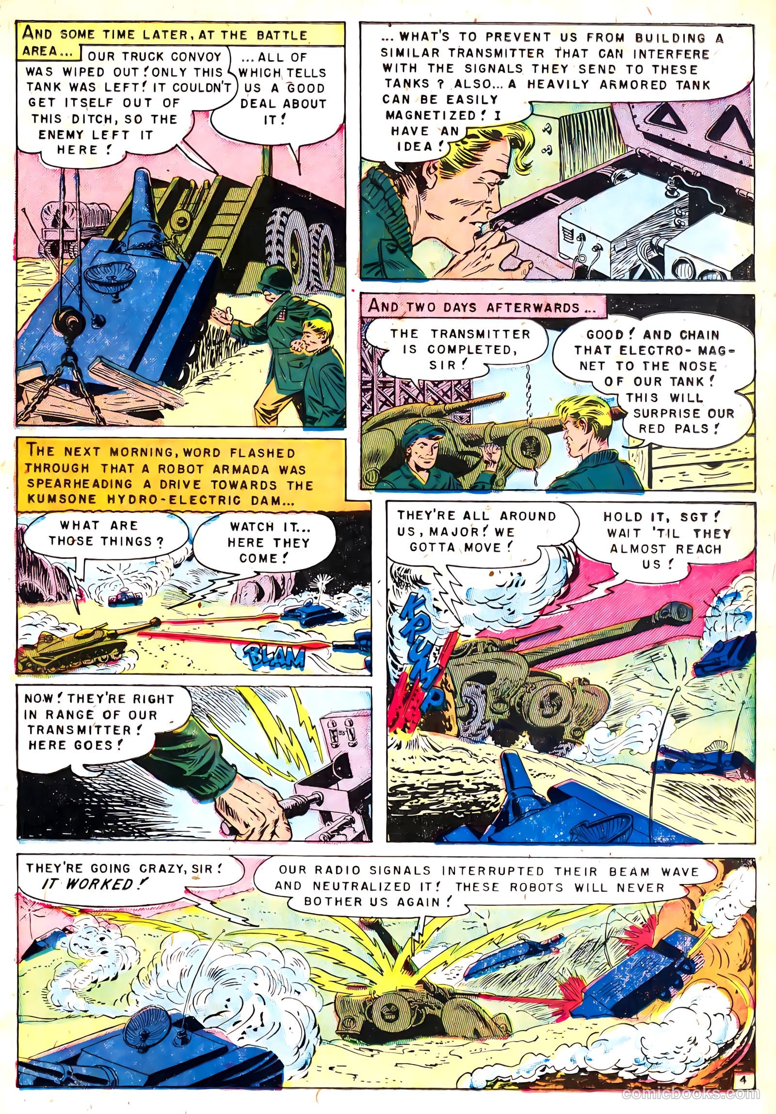 U.S. Tank Commandos #8 (1958) — page 23 of 36