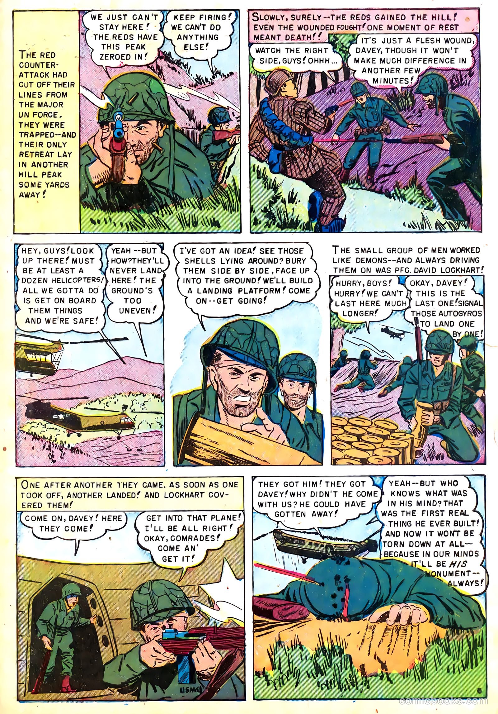 U.S. Tank Commandos #8 (1958) — page 33 of 36