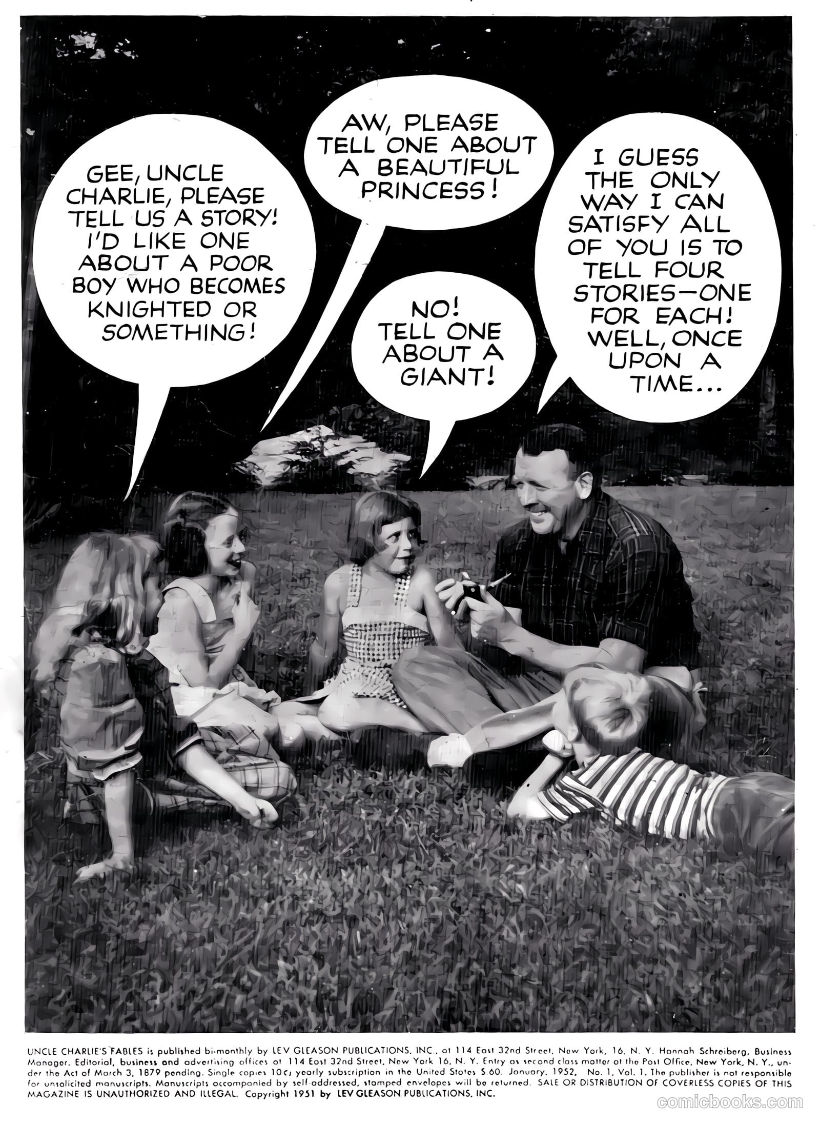 Uncle Charlie's Fables #1 (1952) — page 2 of 36