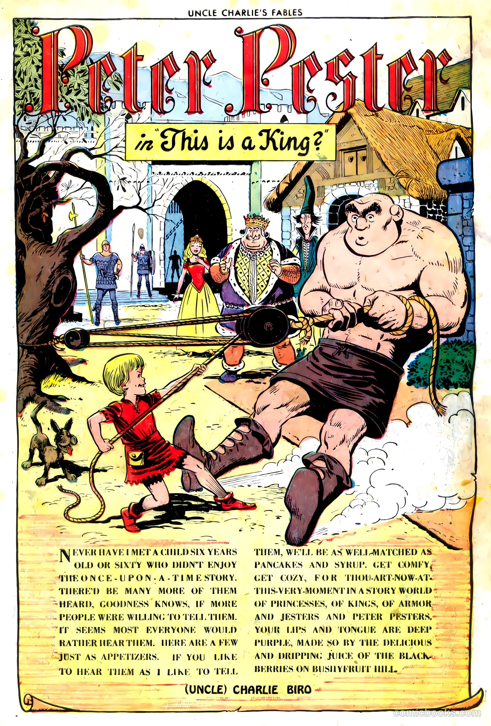 Uncle Charlie's Fables #1 (1952) — page 3 of 36