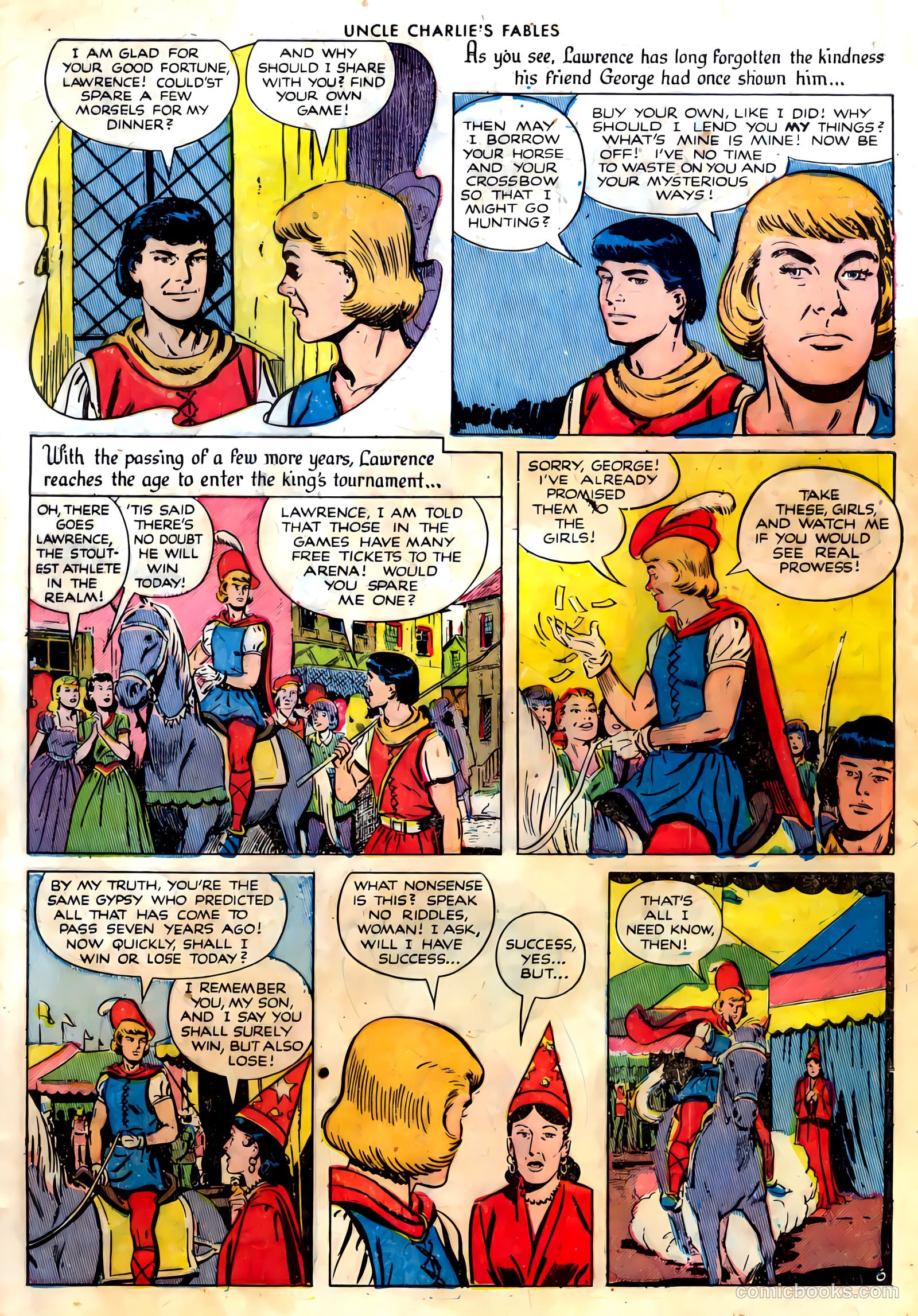 Uncle Charlie's Fables #1 (1952) — page 33 of 36