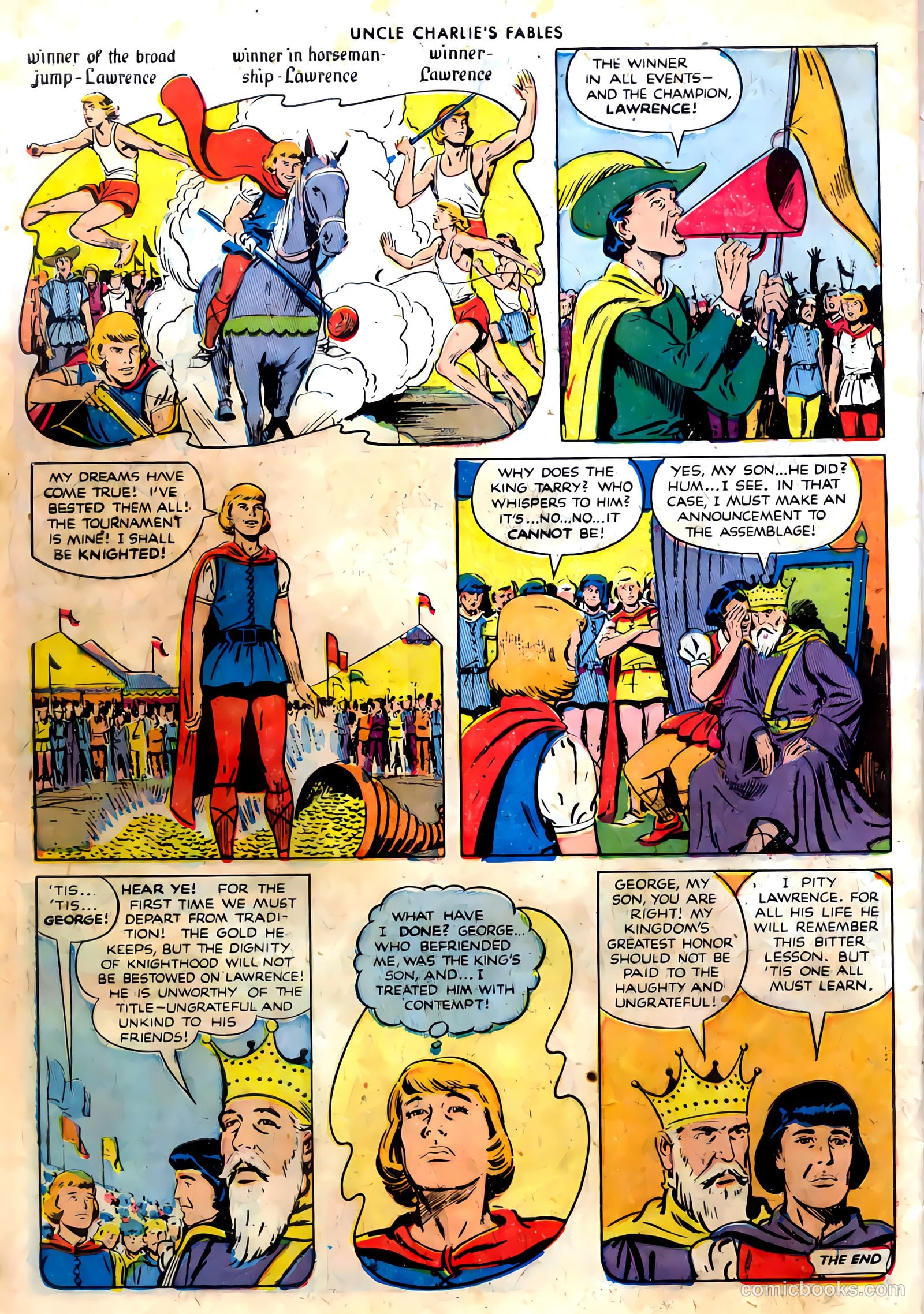Uncle Charlie's Fables #1 (1952) — page 34 of 36