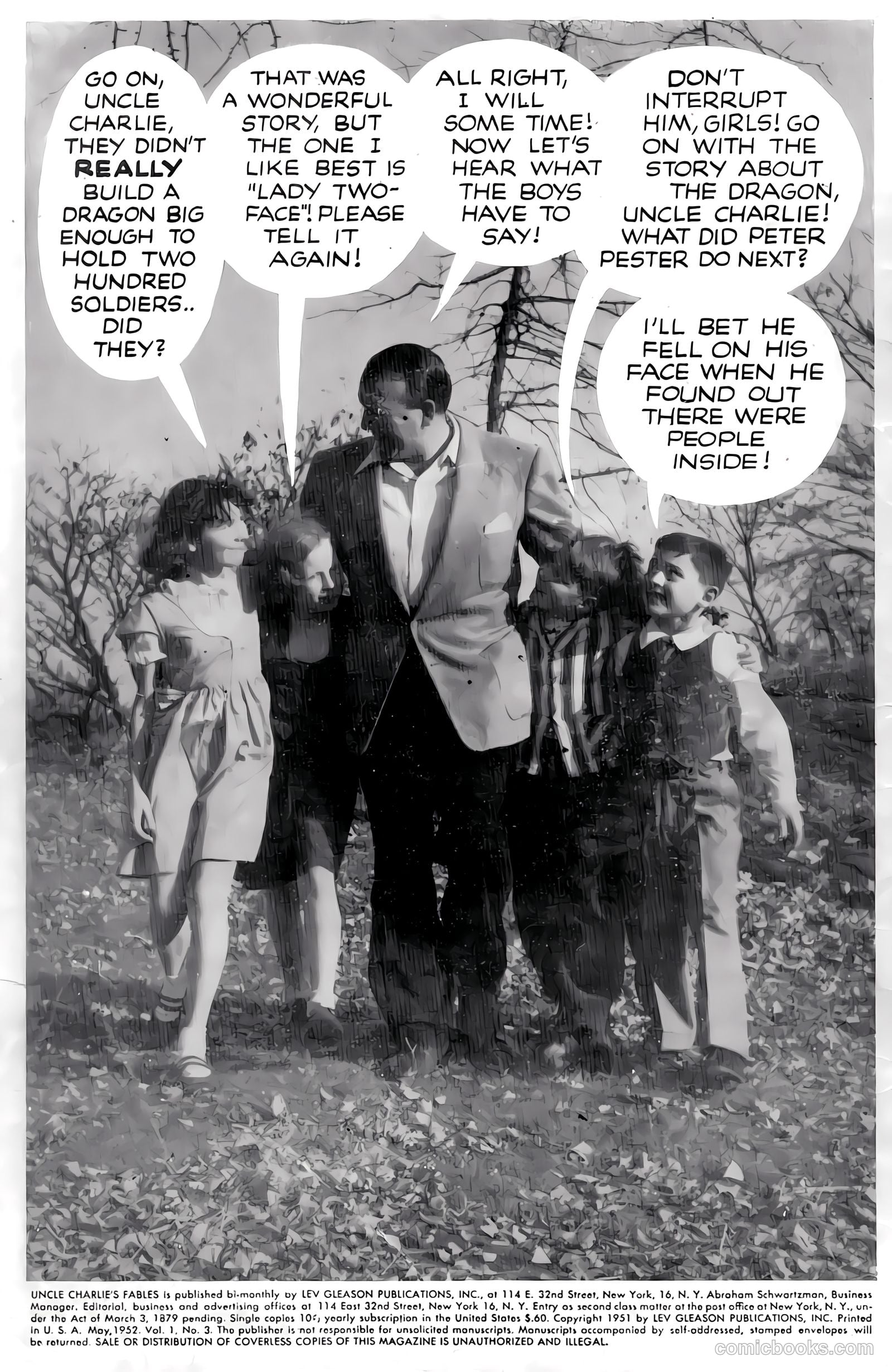 Uncle Charlie's Fables #3 (1952) — page 2 of 36