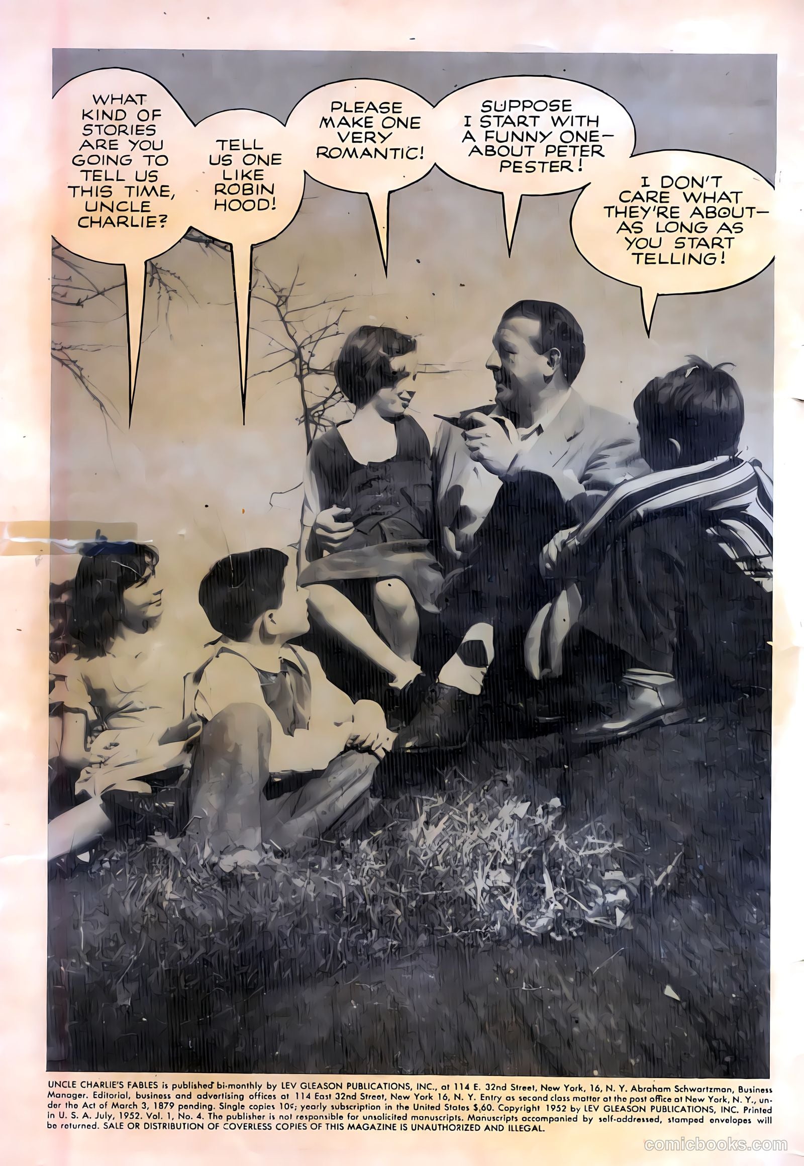 Uncle Charlie's Fables #4 (1952) — page 2 of 36