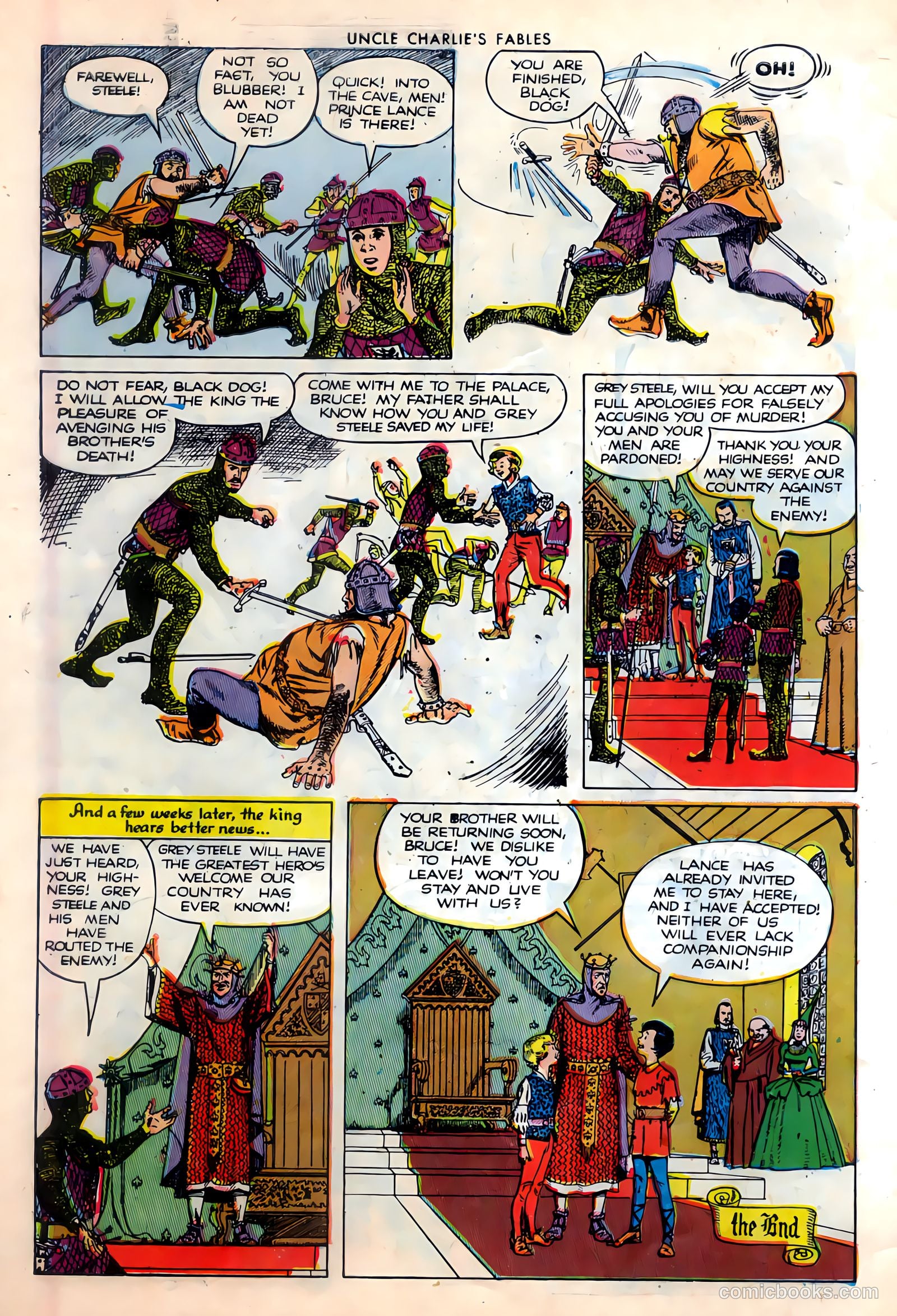 Uncle Charlie's Fables #4 (1952) — page 34 of 36