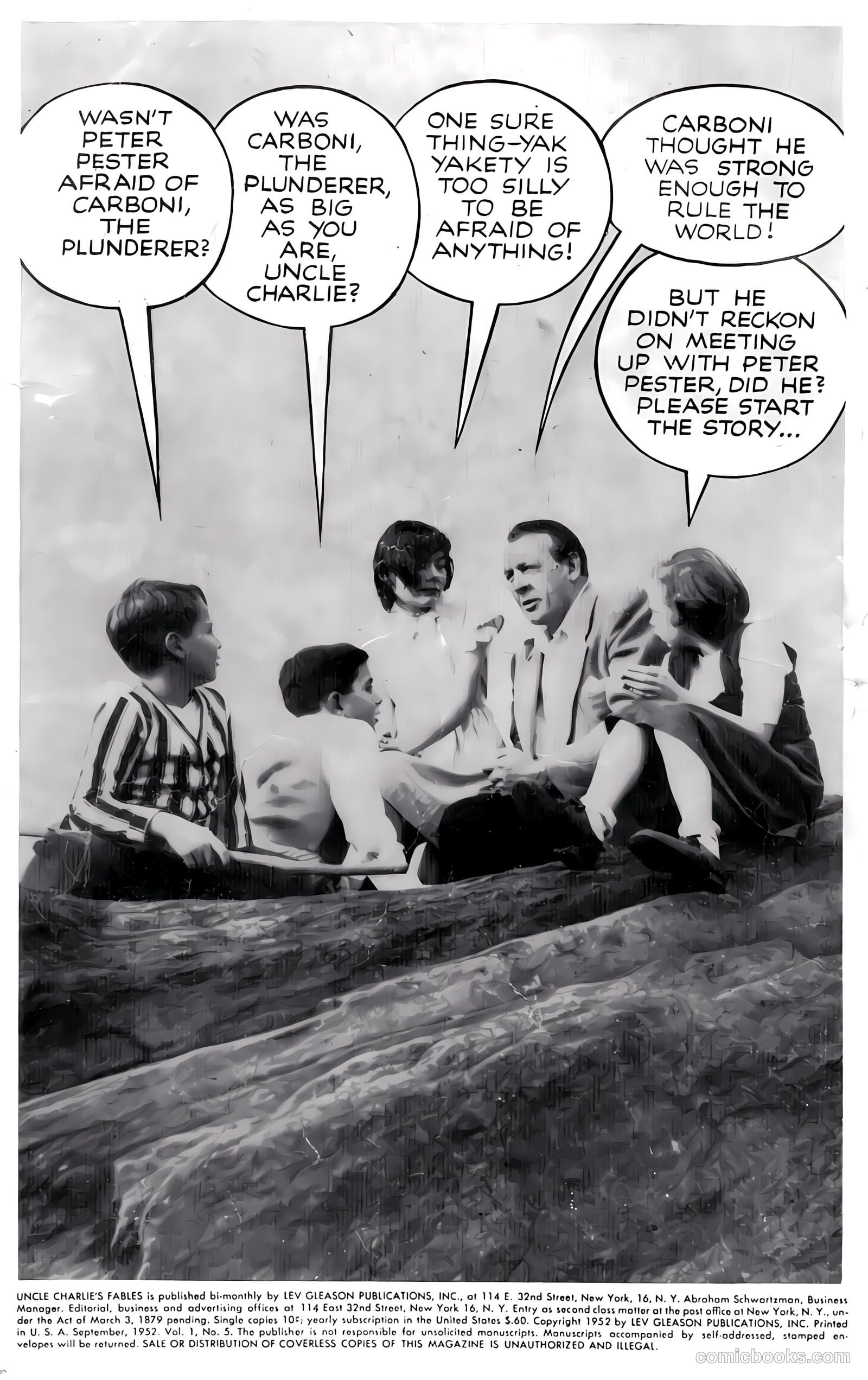 Uncle Charlie's Fables #5 (1952) — page 2 of 36
