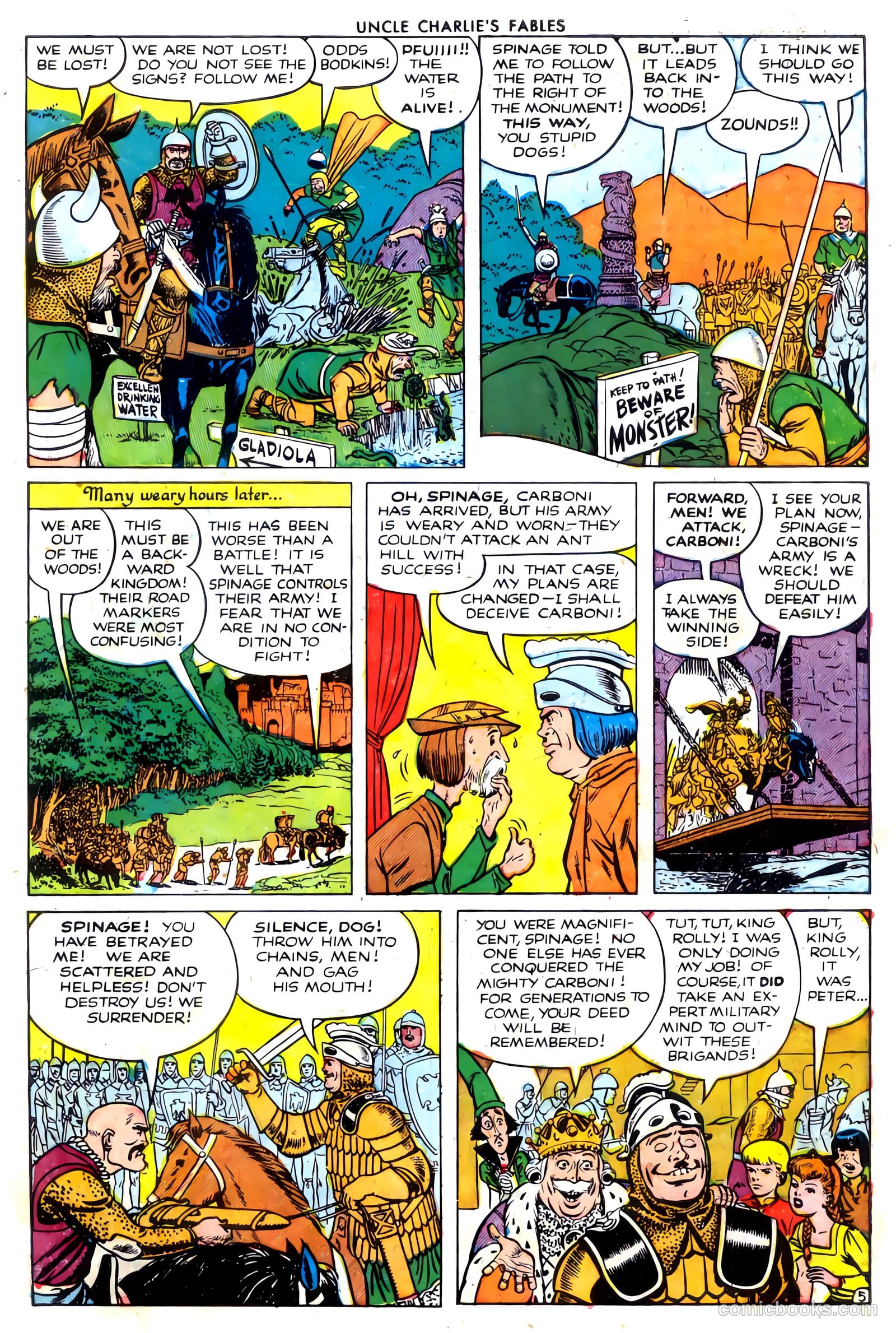 Uncle Charlie's Fables #5 (1952) — page 7 of 36