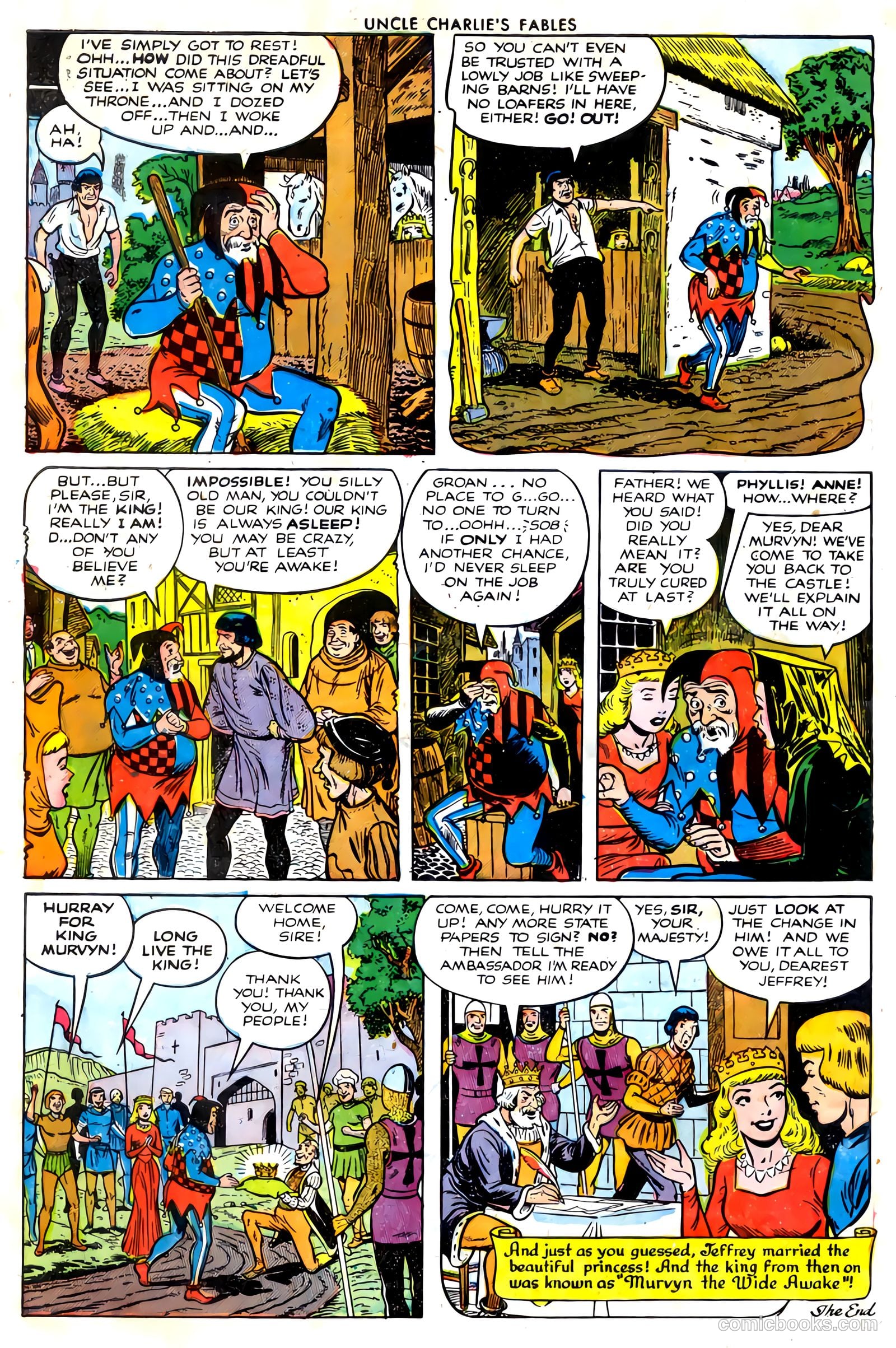 Uncle Charlie's Fables #5 (1952) — page 34 of 36