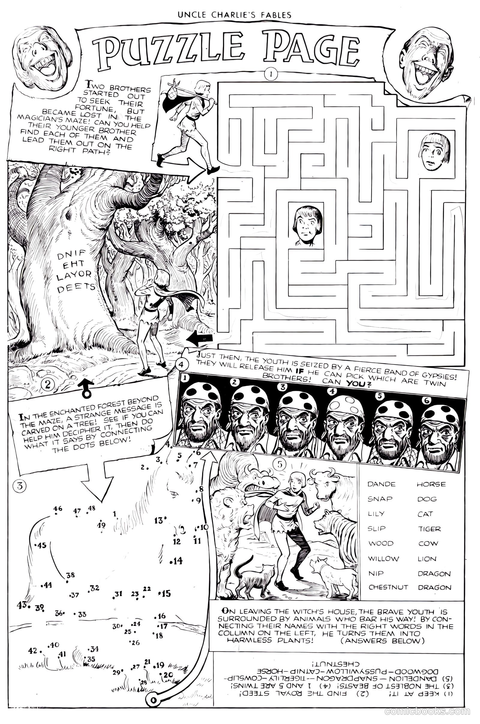 Uncle Charlie's Fables #5 (1952) — page 35 of 36