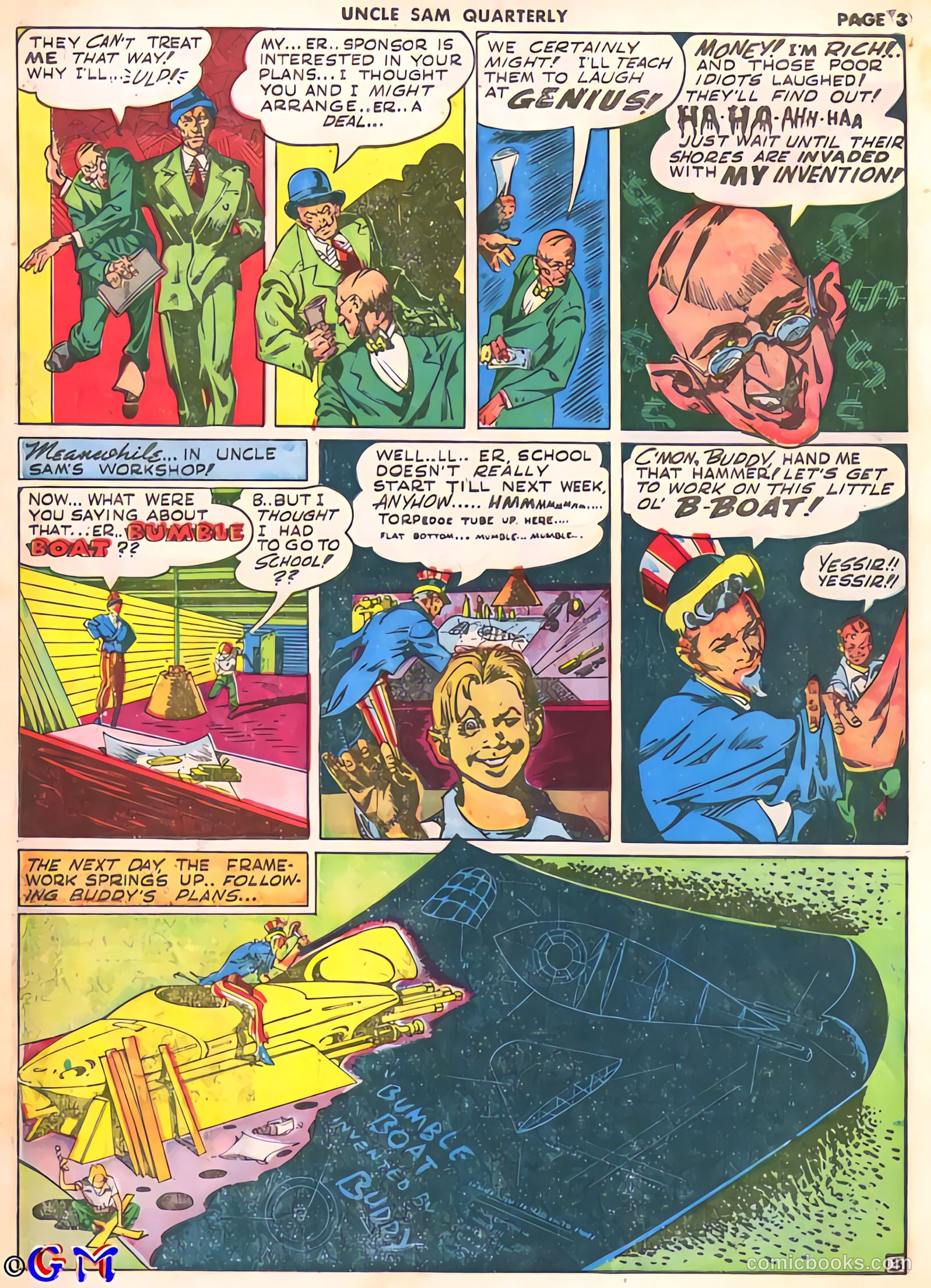 Uncle Sam Quarterly #2 (1941) — page 7 of 68