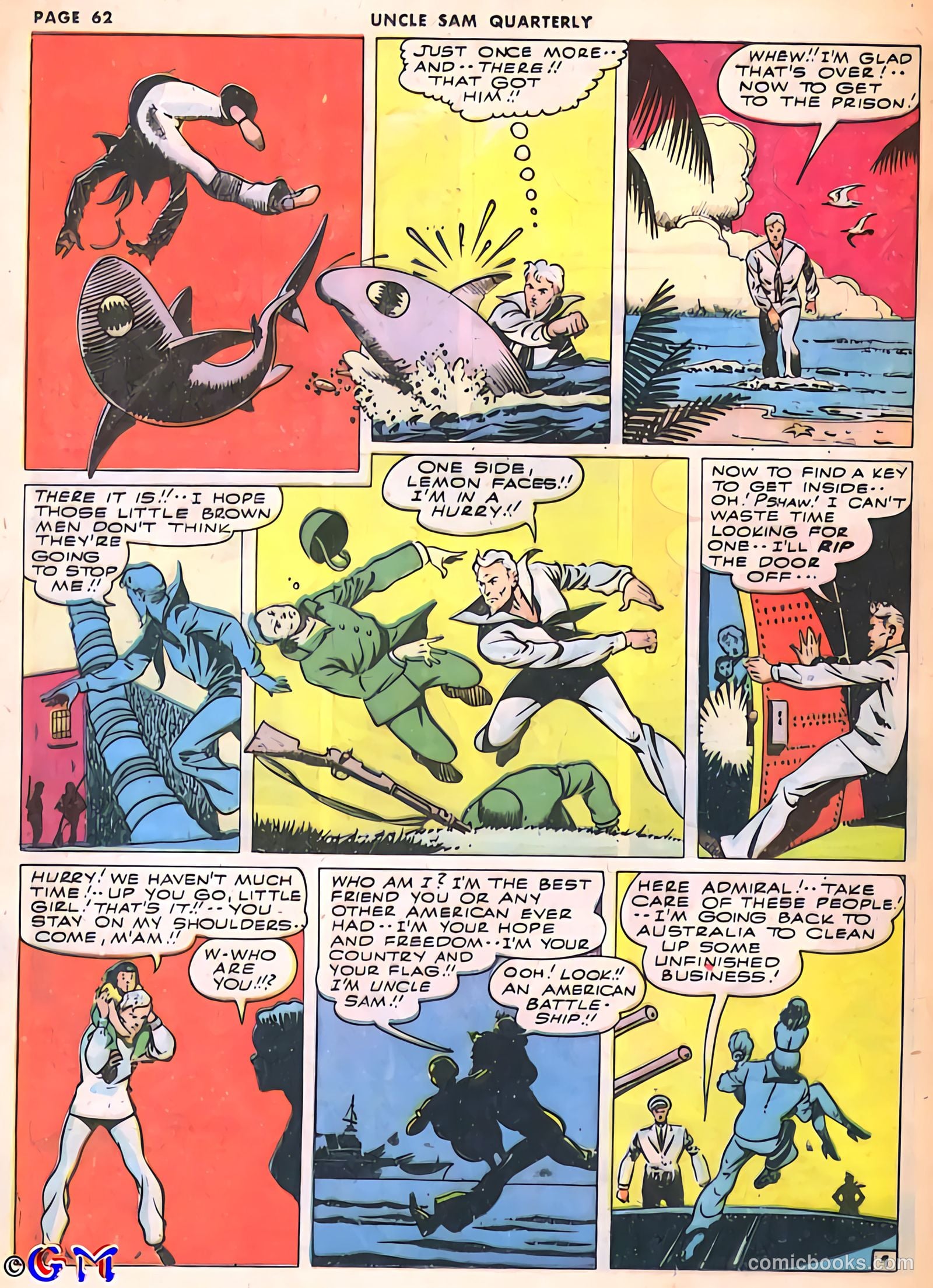 Uncle Sam Quarterly #3 (1942) — page 64 of 68