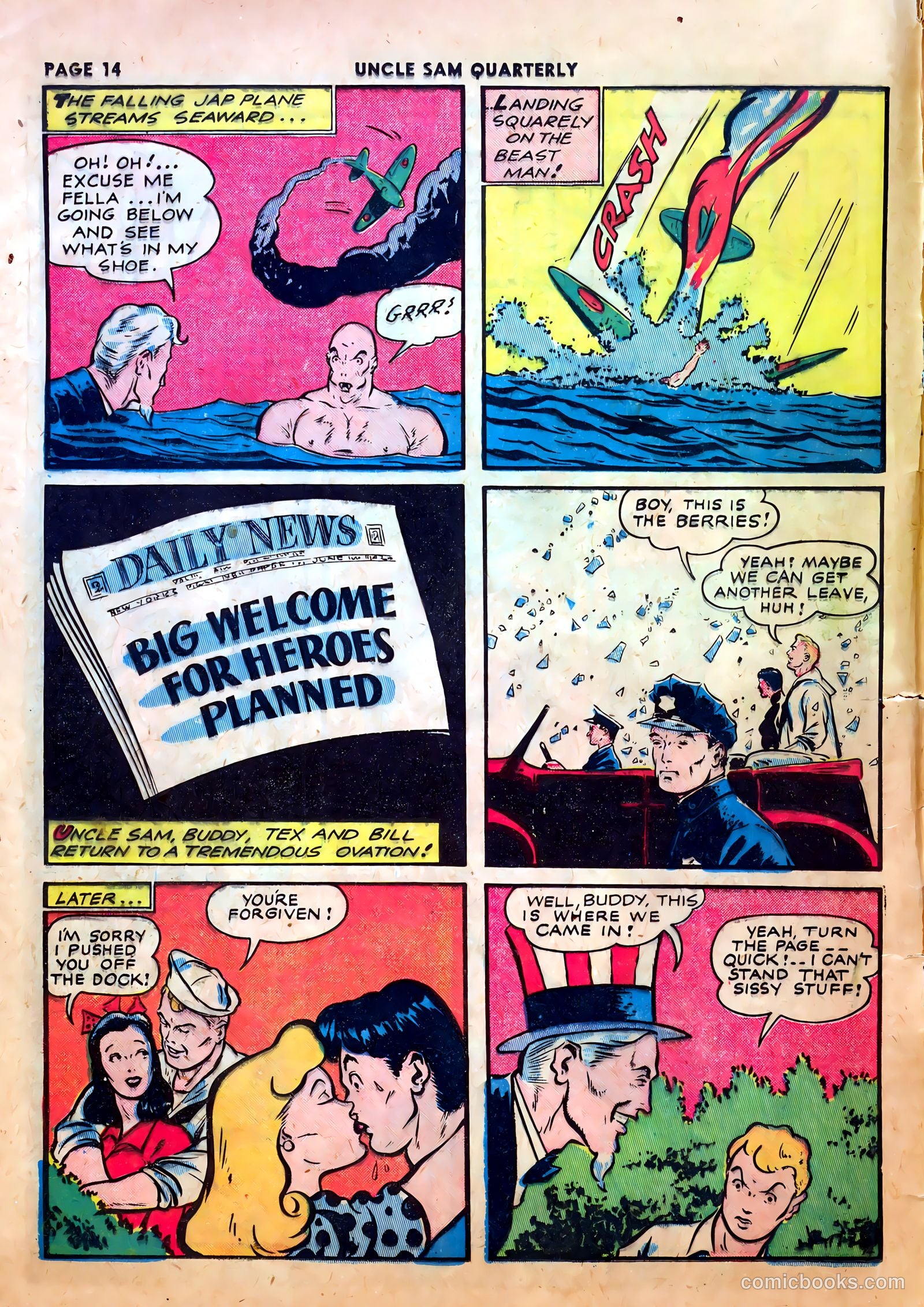 Uncle Sam Quarterly #4 (1942) — page 16 of 68